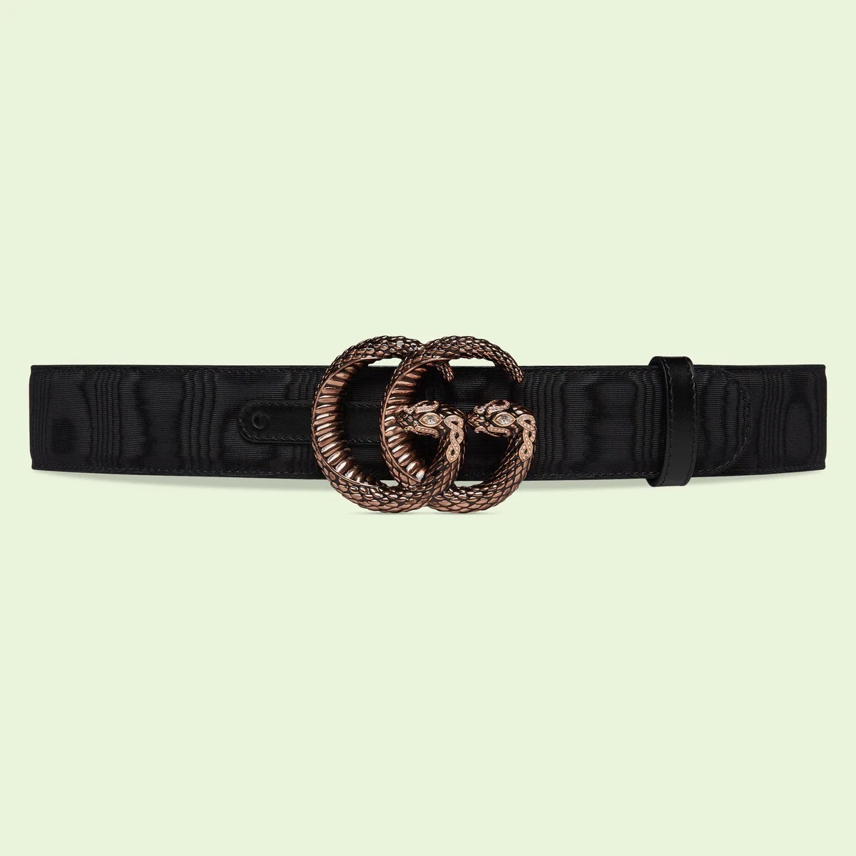 Belt with Double G snake buckle - 1