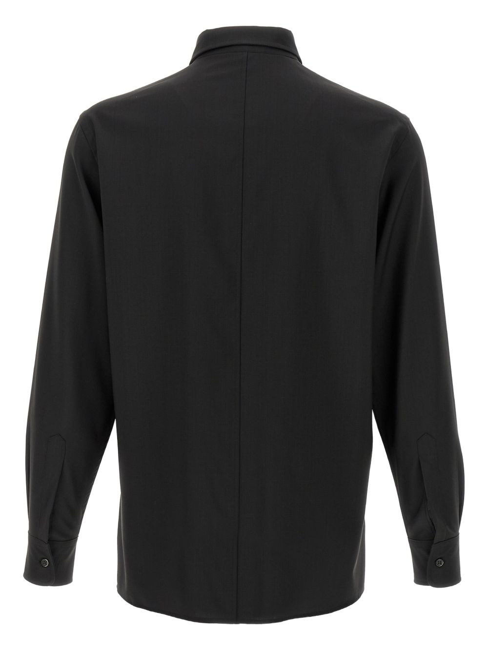 pocketed cuffed-sleeve shirt - 2