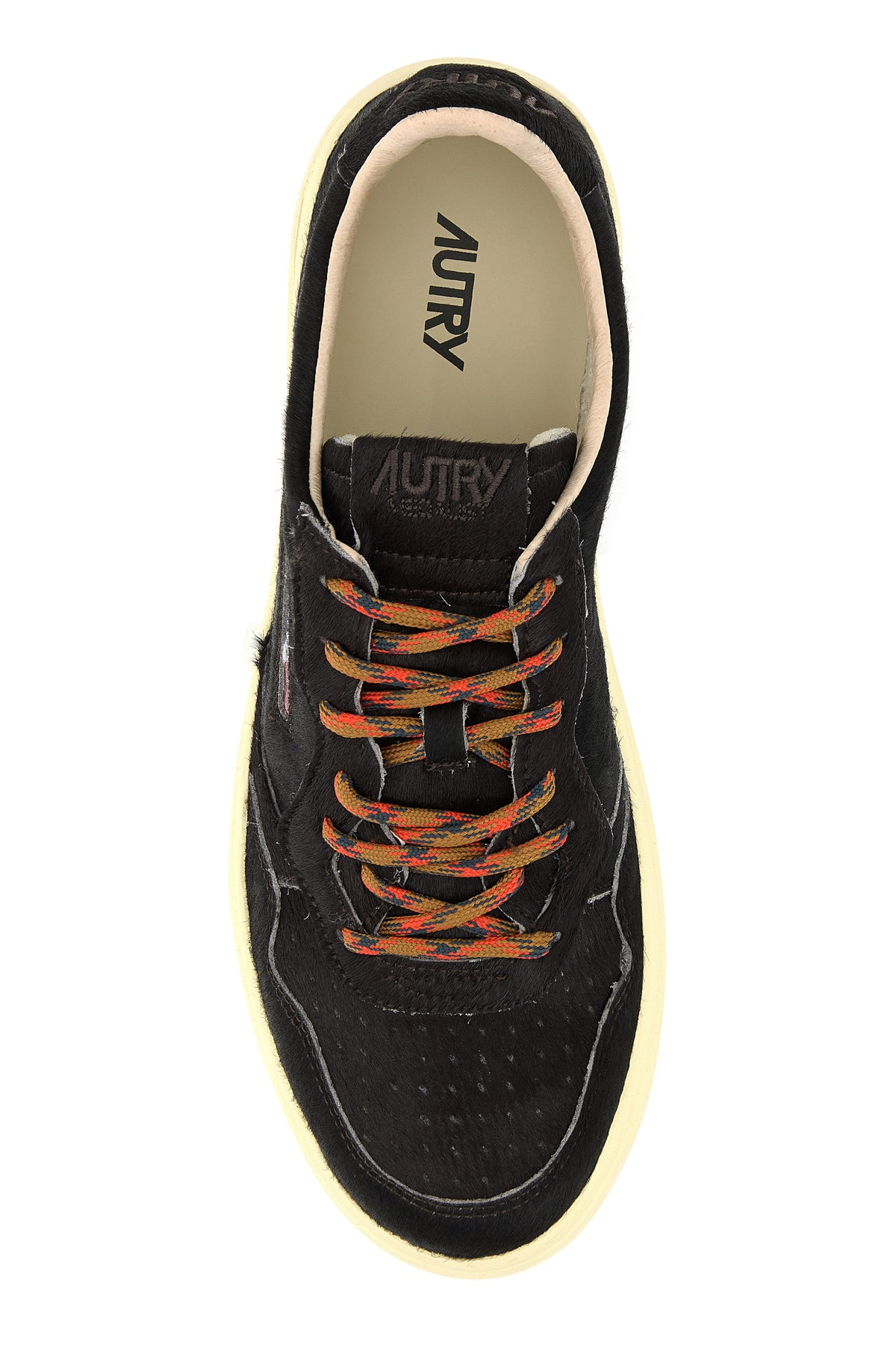 Black calf hair Medalist sneakers - 4