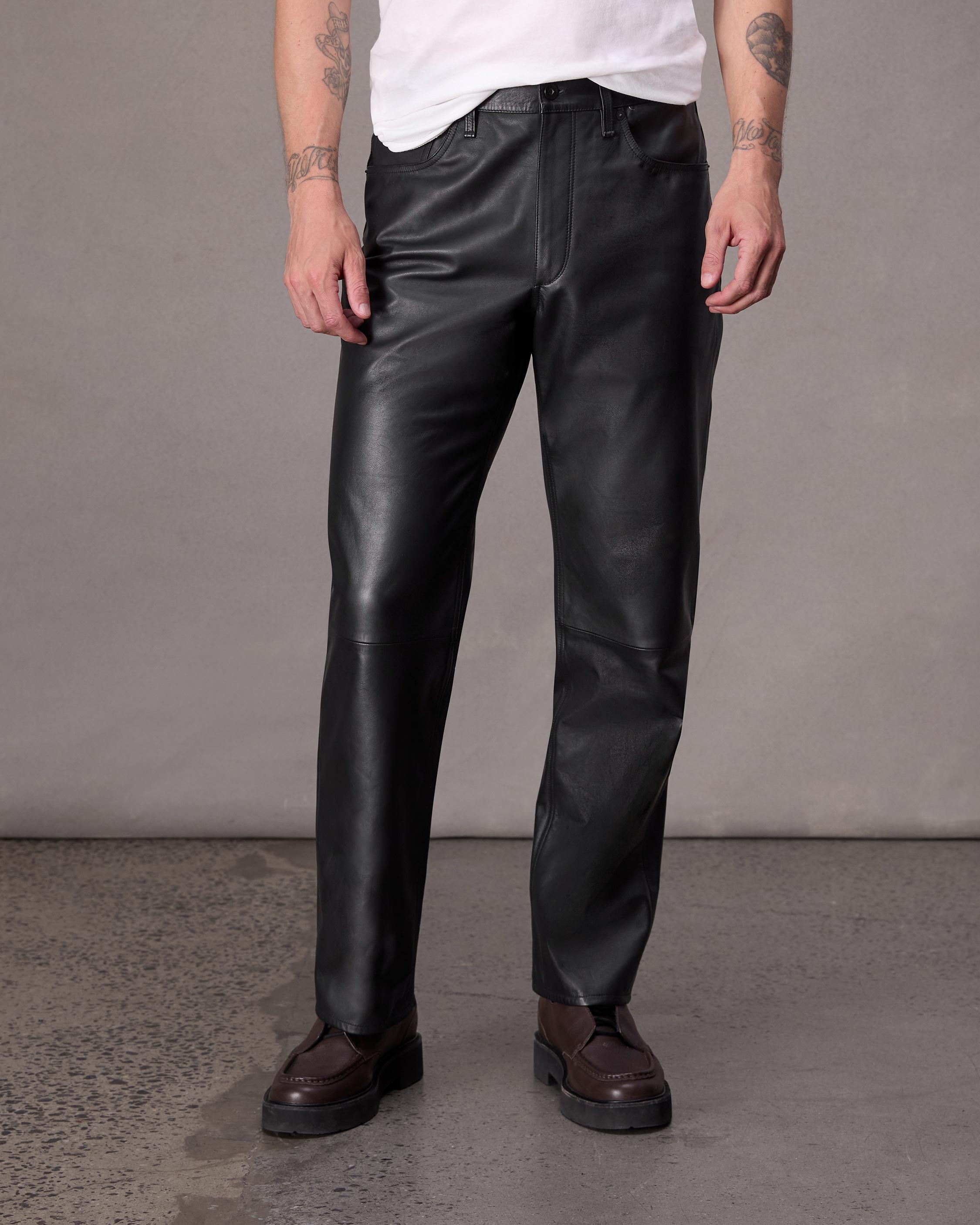 Fit 4 Leather Jean - 5
