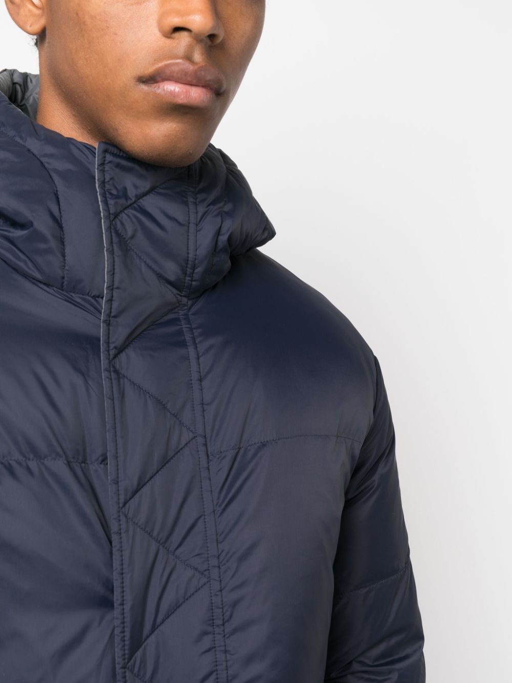 reversible padded down coat - 6