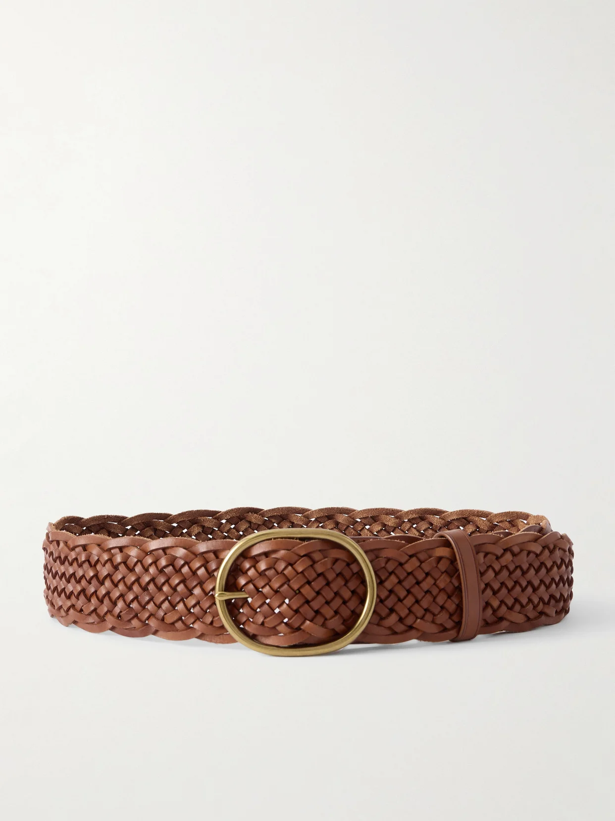 Woven Leather Belt - 1
