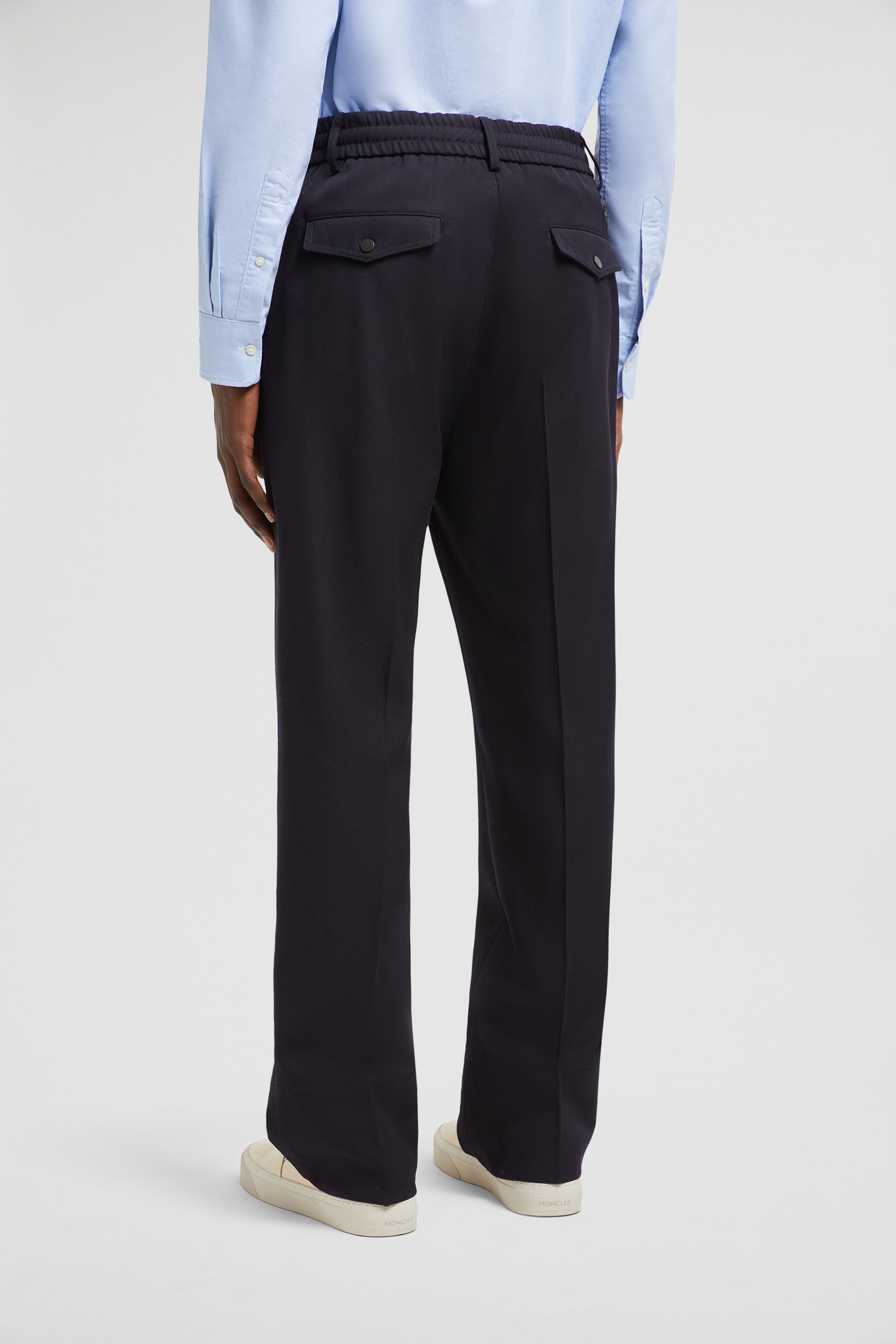 Wool Gabardine Tailored Pants - 5
