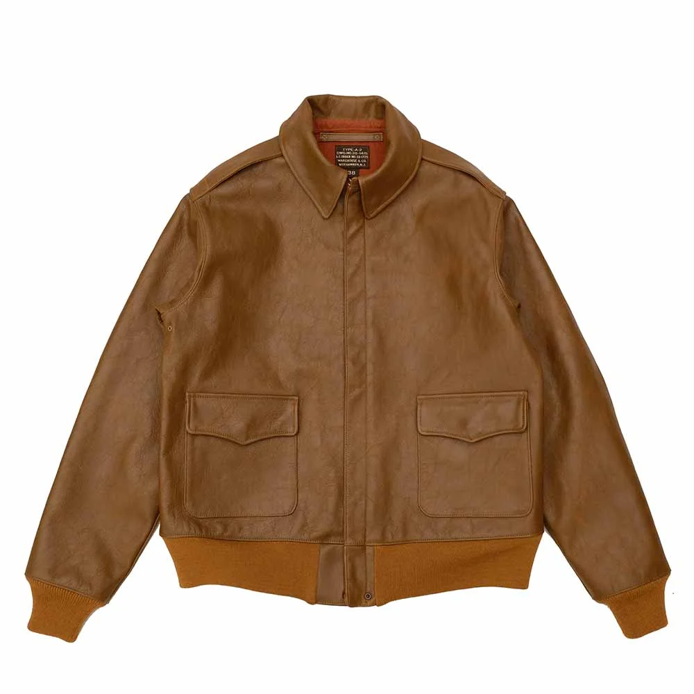 Lot 2232 WERBER LEATHER COAT CO. TYPE A-2 JACKET ORDER NO.33-1729 - 2232-25 - 1