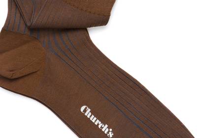 Church's Contrast ribbed socks
Cotton Ribbed Short Brown outlook