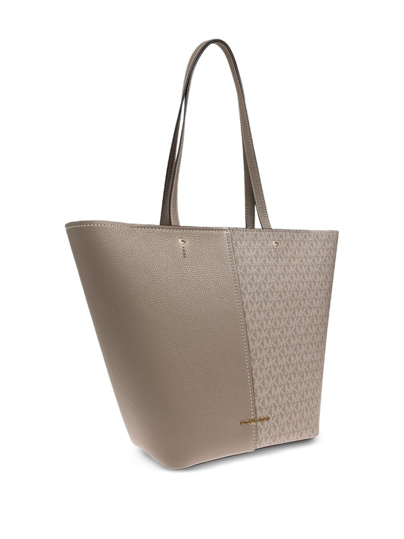 logo-print canvas tote bag 4