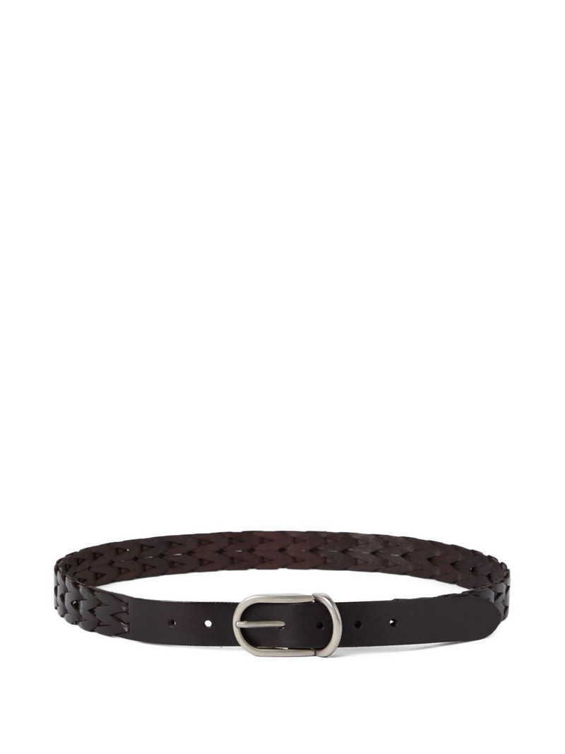 braided leather belt 1