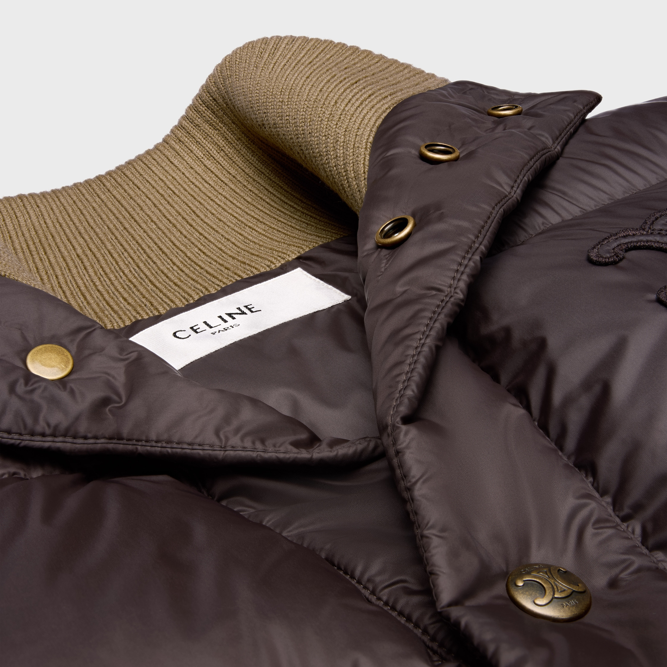 sleeveless puffer jacket IN light nylon - 3