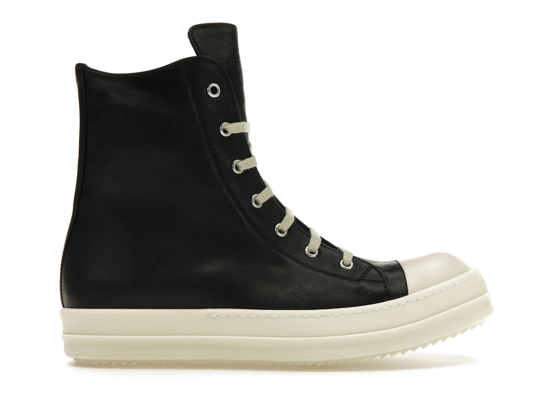 Rick Owens Lido High Sneaks Black Milk - 1