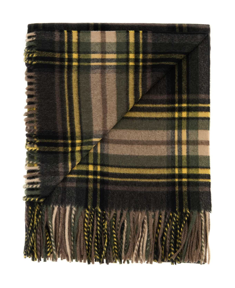 SAINT LAURENT Embroidered Cashmere Blend Scarf outlook