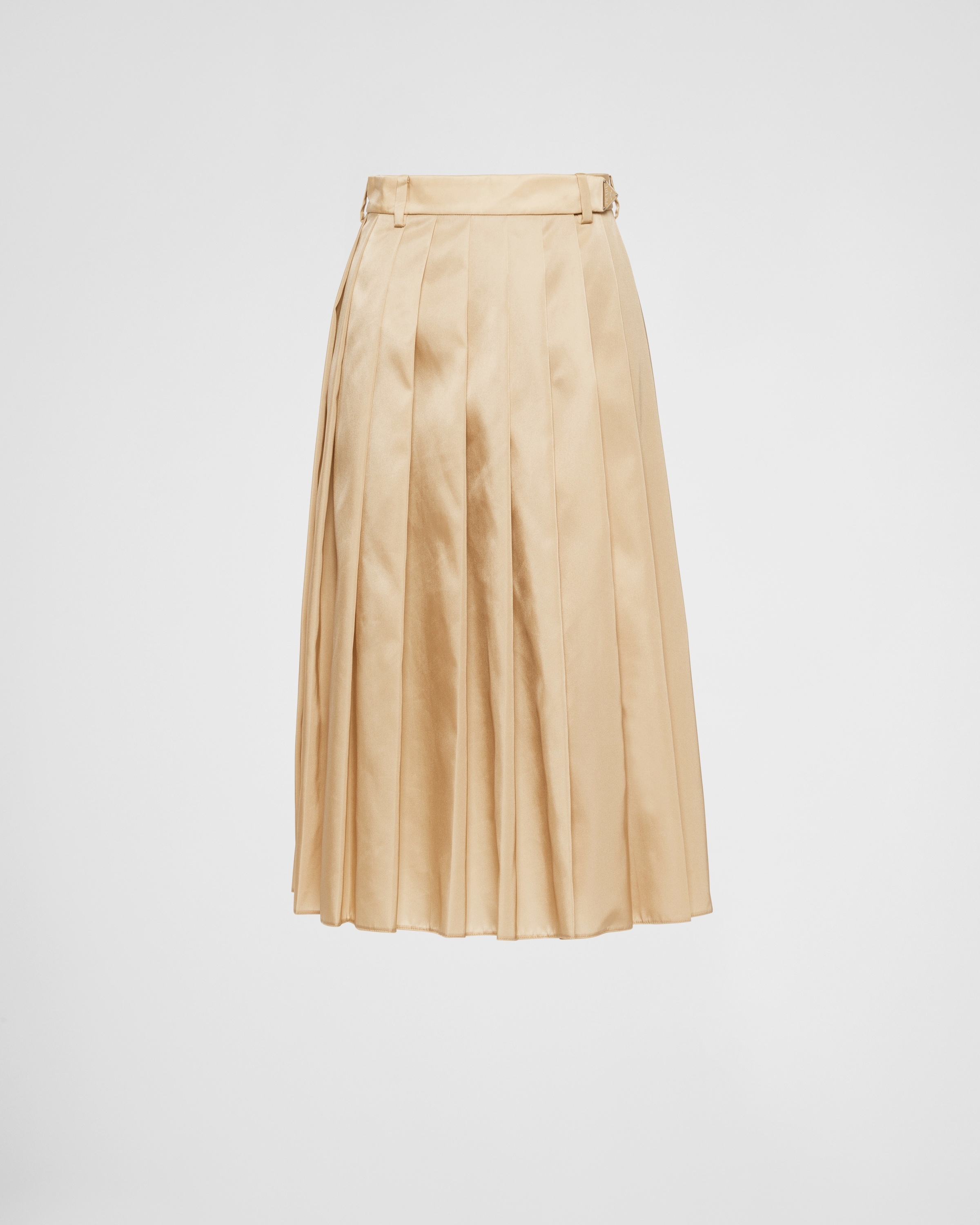 スカート PRADA Twill skirt Beige P185KKSOOO14ZG Belted cotton twill pencil skirt in beige - Prada | Mytheresa