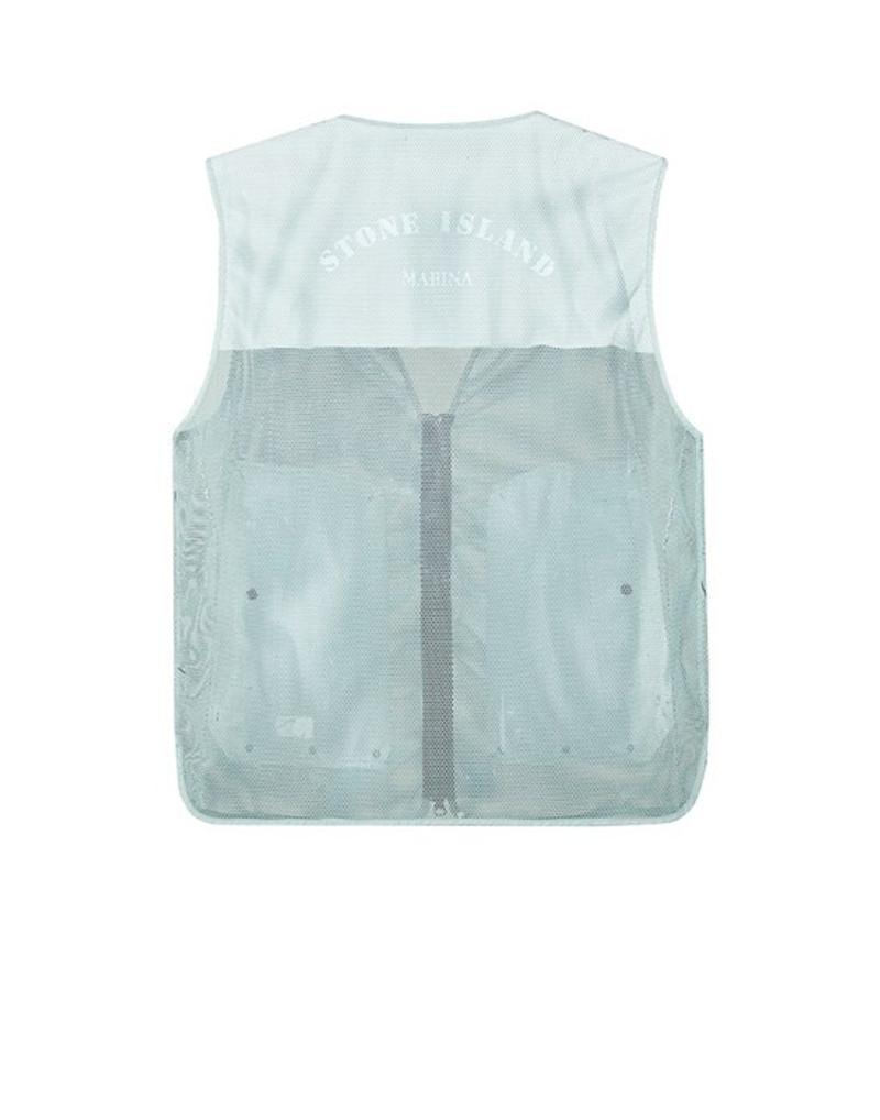 Stone Island 905X5 STONE ISLAND MARINA_ NYLON MESH / RIP STOP PRISMATICO SKY BLUE outlook