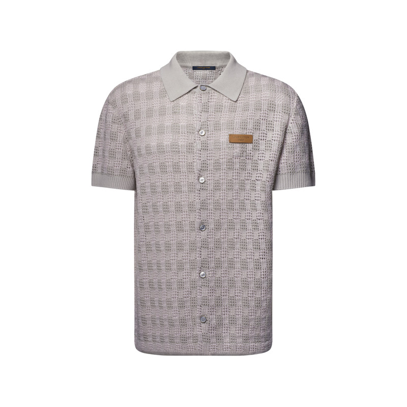 Tweedy Jacquard Short-Sleeved Shirt 1