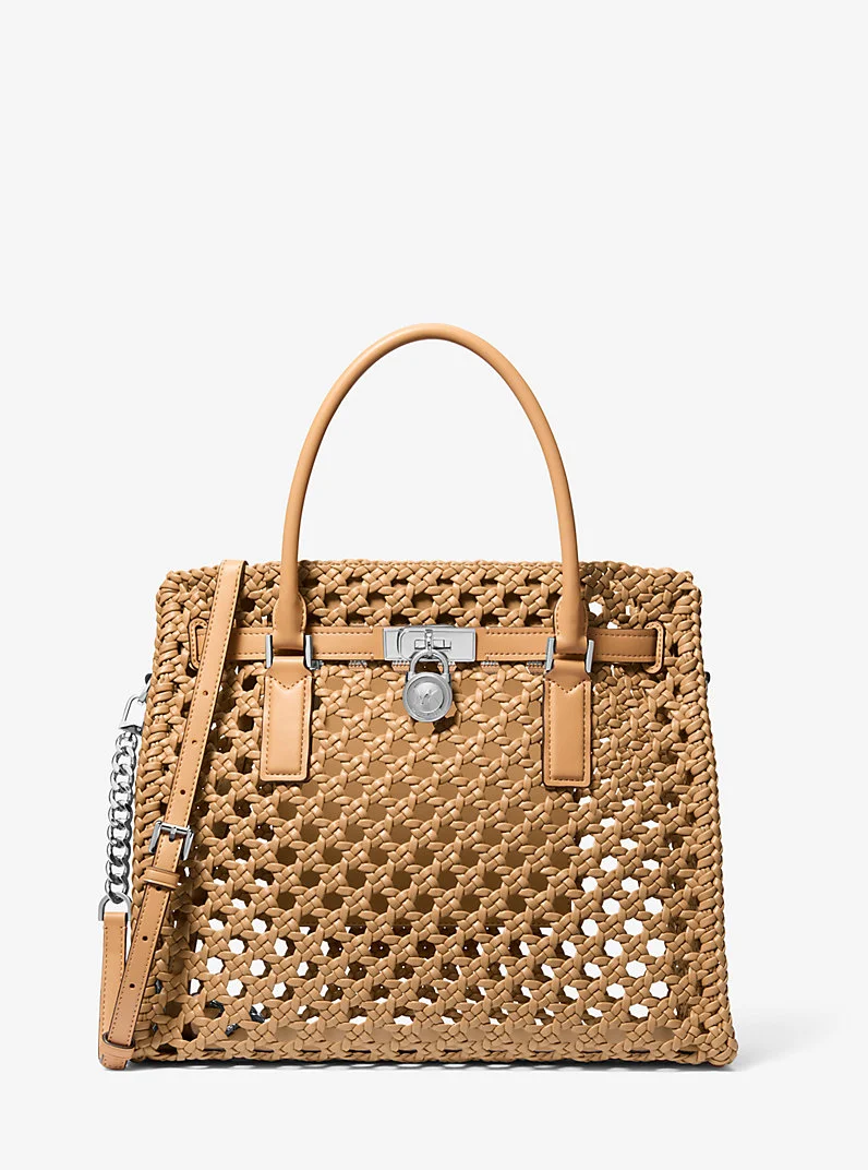 Hamilton Moderne Large Hand-Woven Satchel - 1