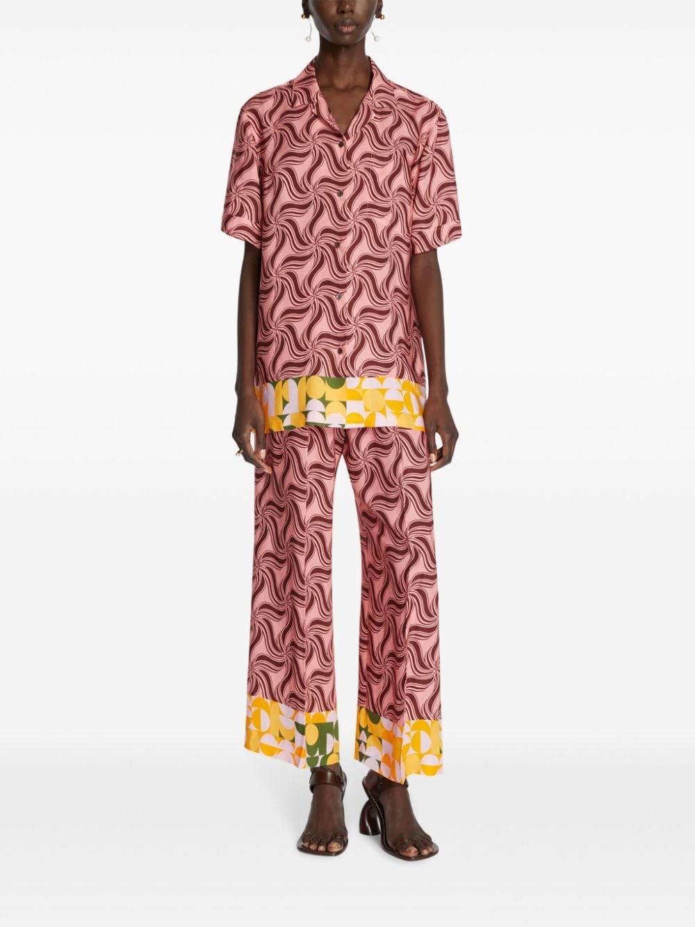 swirl-print shirt - 2