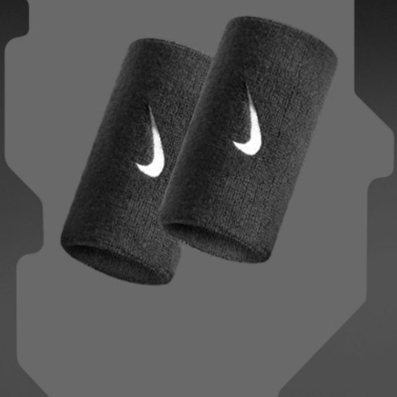 Nike Swoosh Doublewide Wristband 'Black' NNN05010OS - 3