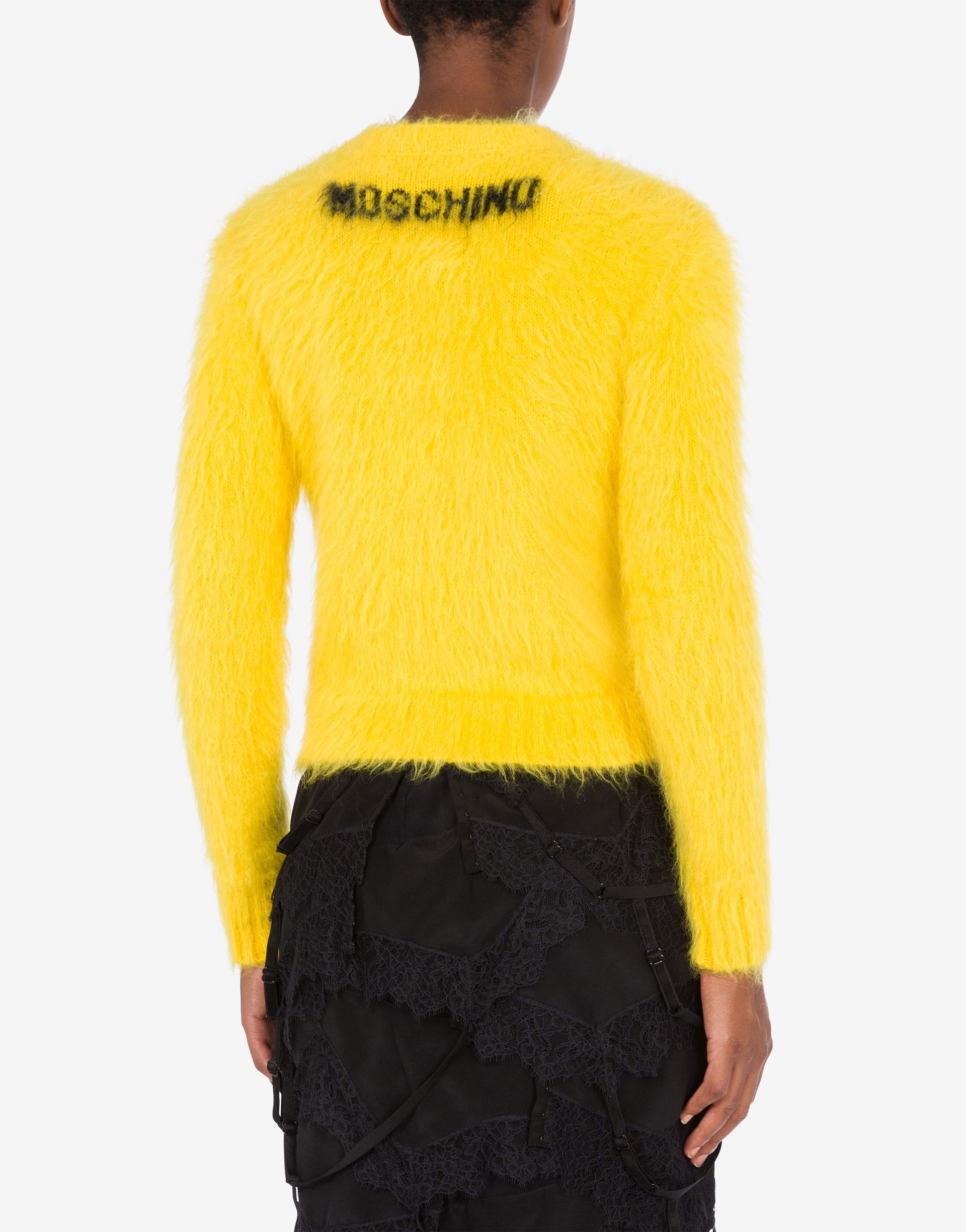 PULLOVER IN BRUSHED MOHAIR SMILEY - 3