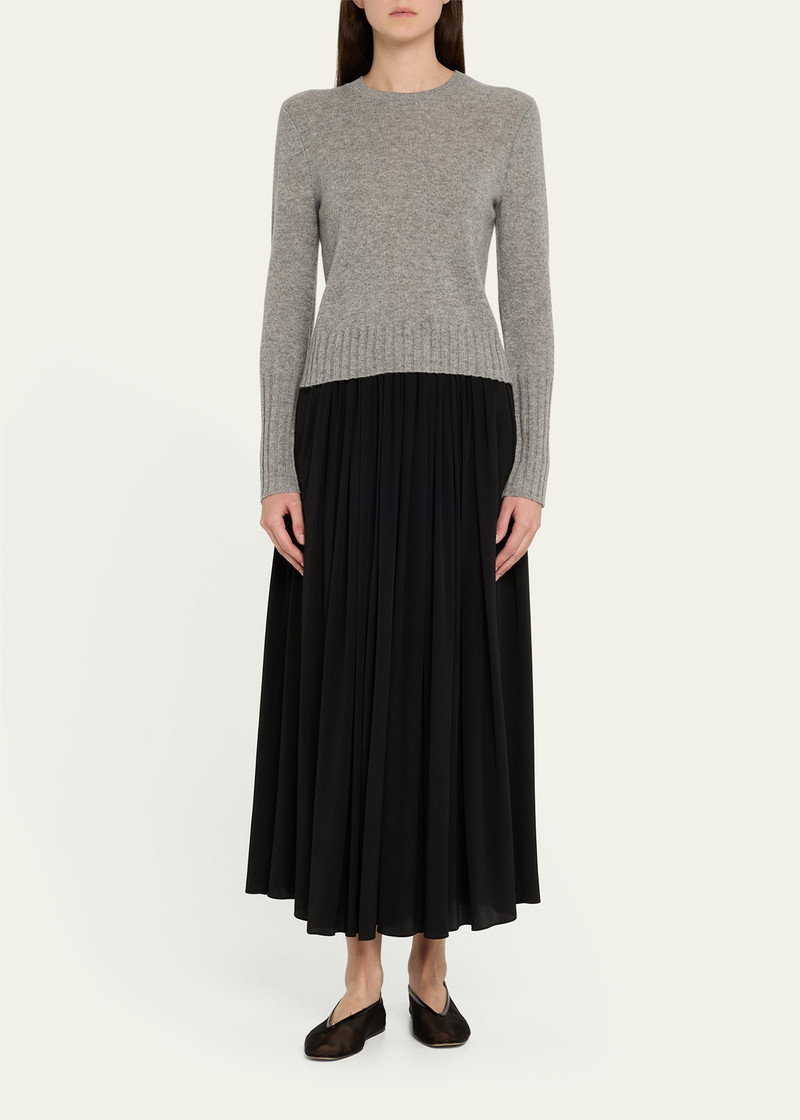 GUEST IN RESIDENCE Shrunken Crewneck Sweater in Cashmere outlook