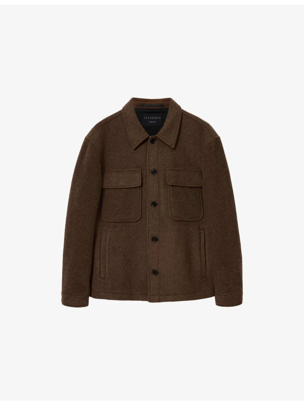 Cayson Logo-Embroidered Wool-Blend Jacket - 1