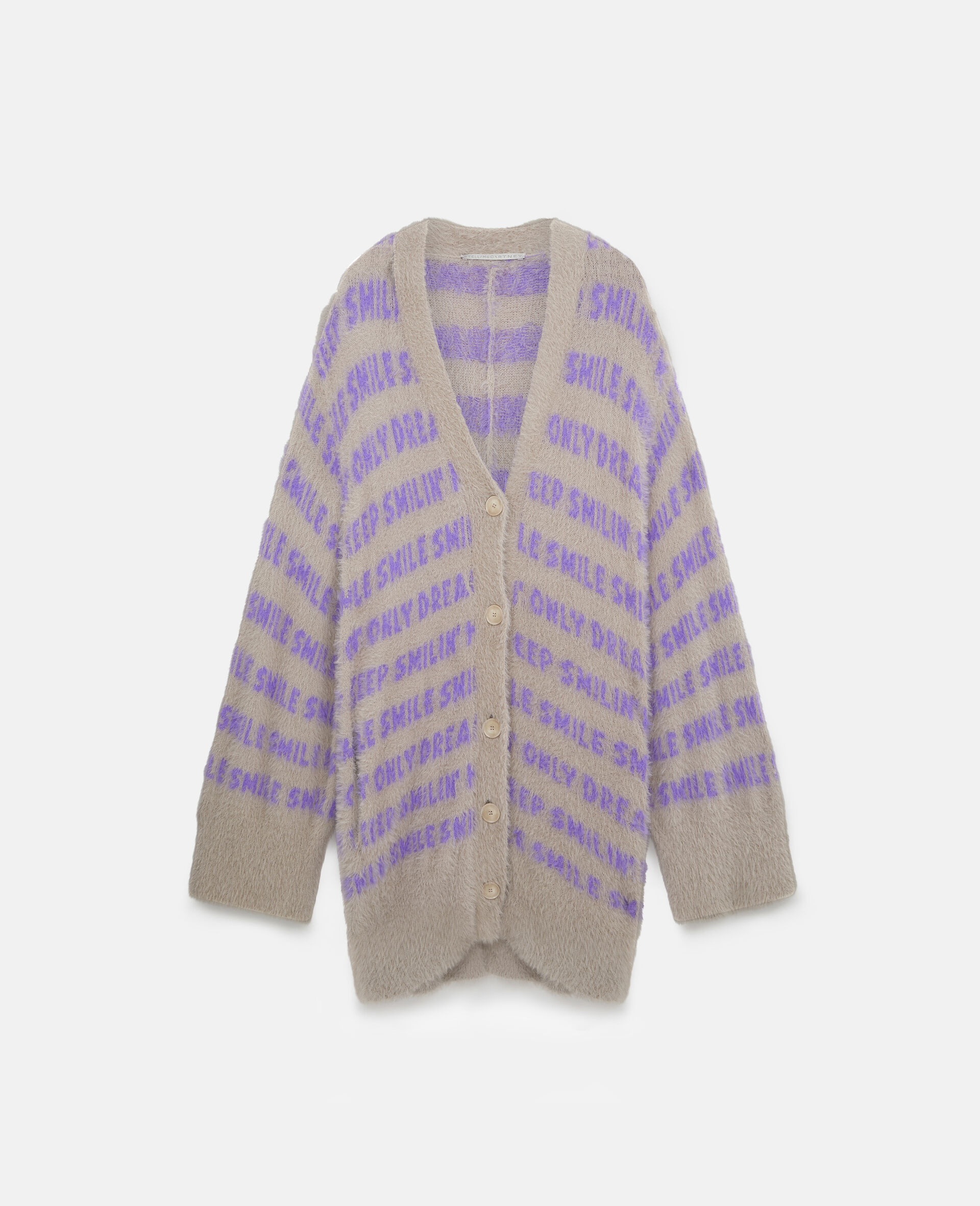 Jacquard Knit Cardigan - 1