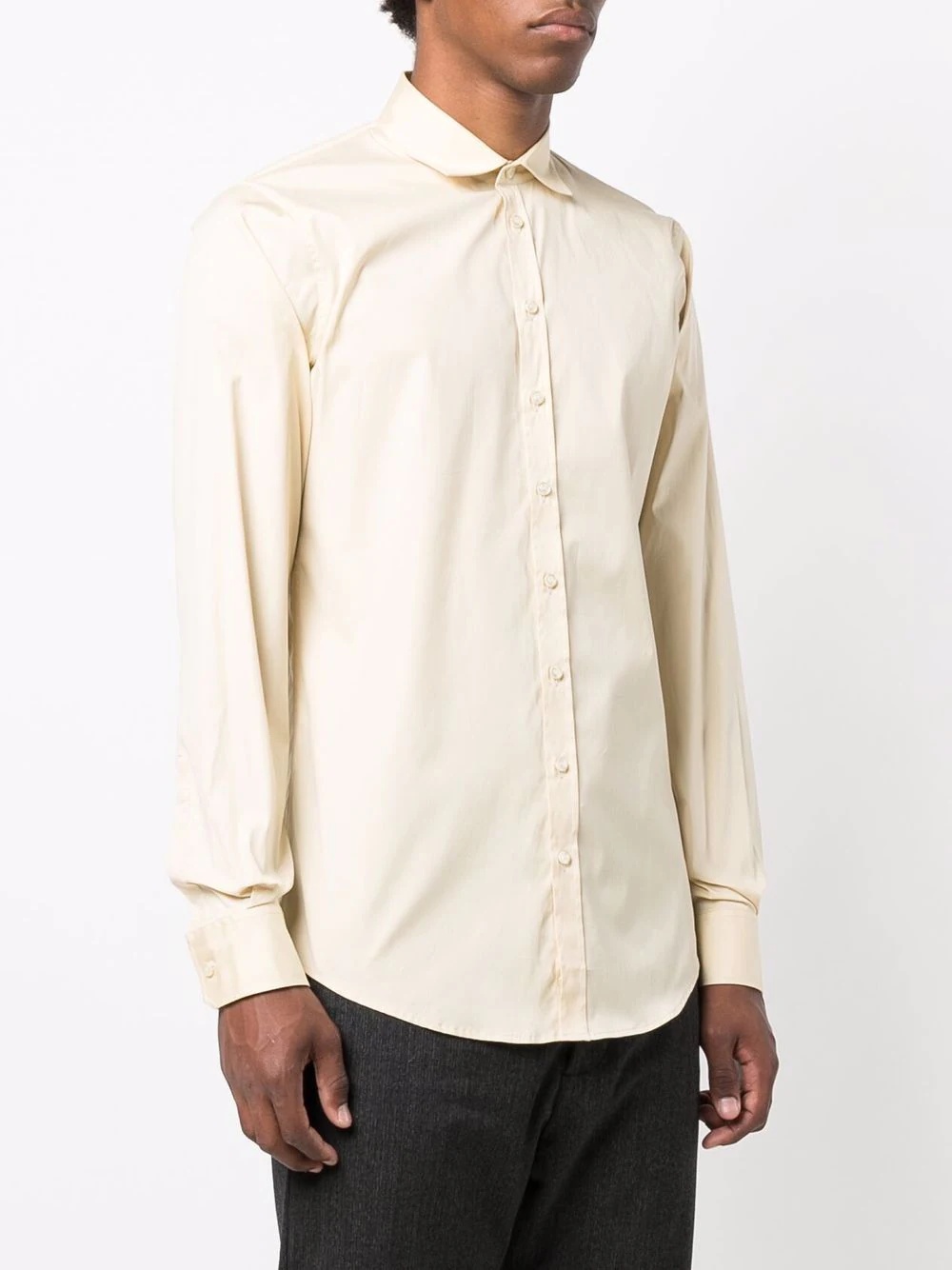 long-sleeve stretch-cotton shirt - 3