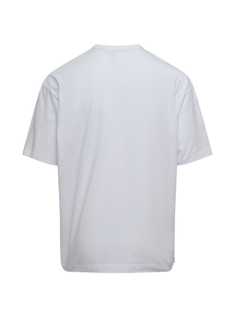 Comme des Garçons SHIRT zip-detail short-sleeve T-shirt outlook