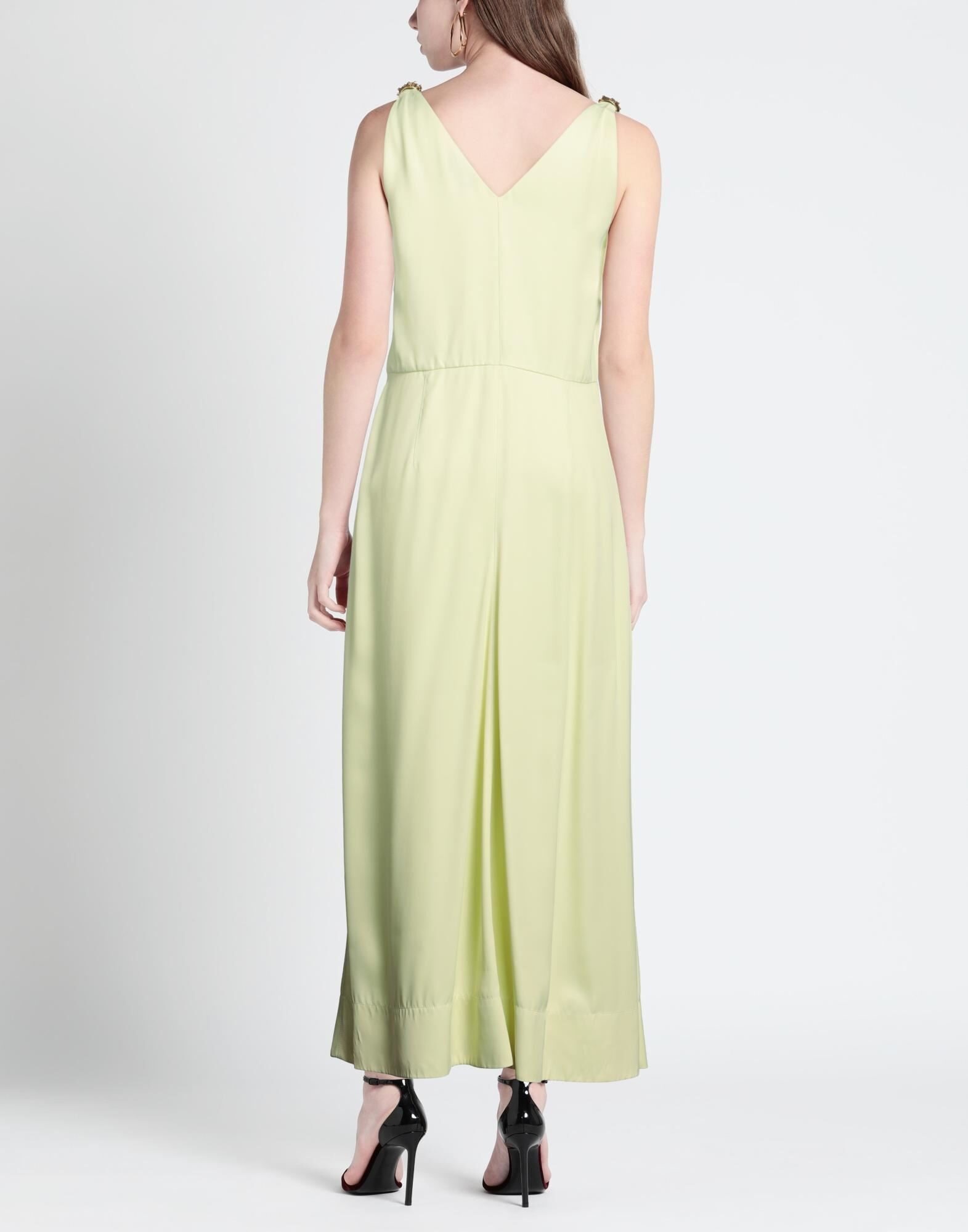 Acid green Women's Elegant Dress - 4