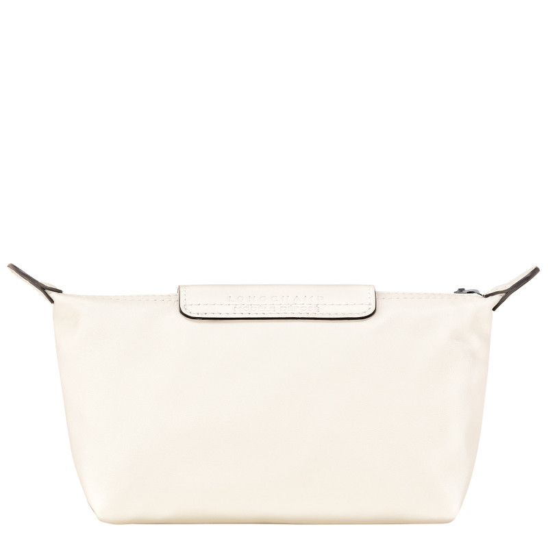 Le Pliage Xtra Pouch Ecru - Leather 3