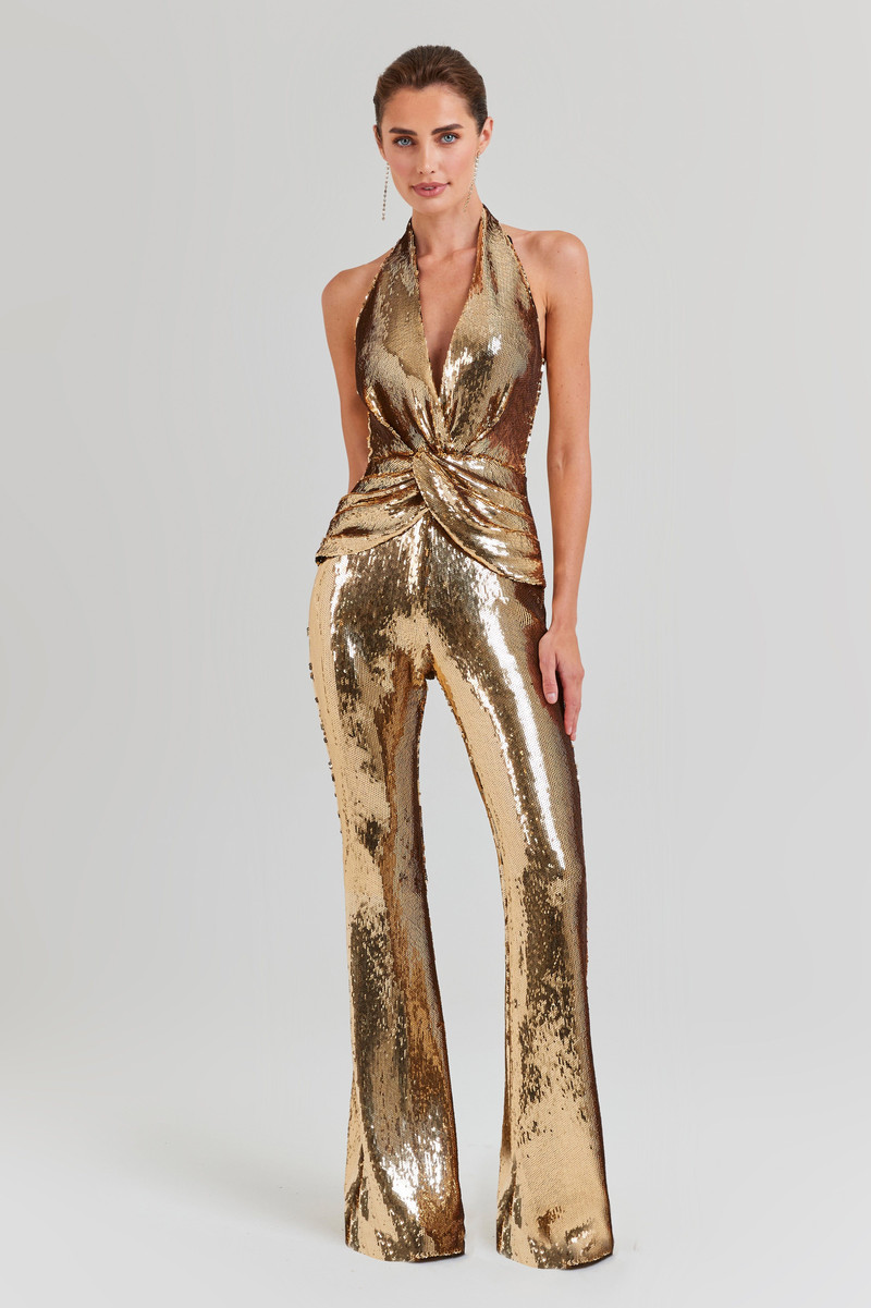 Tianna Gold Jumpsuit 1