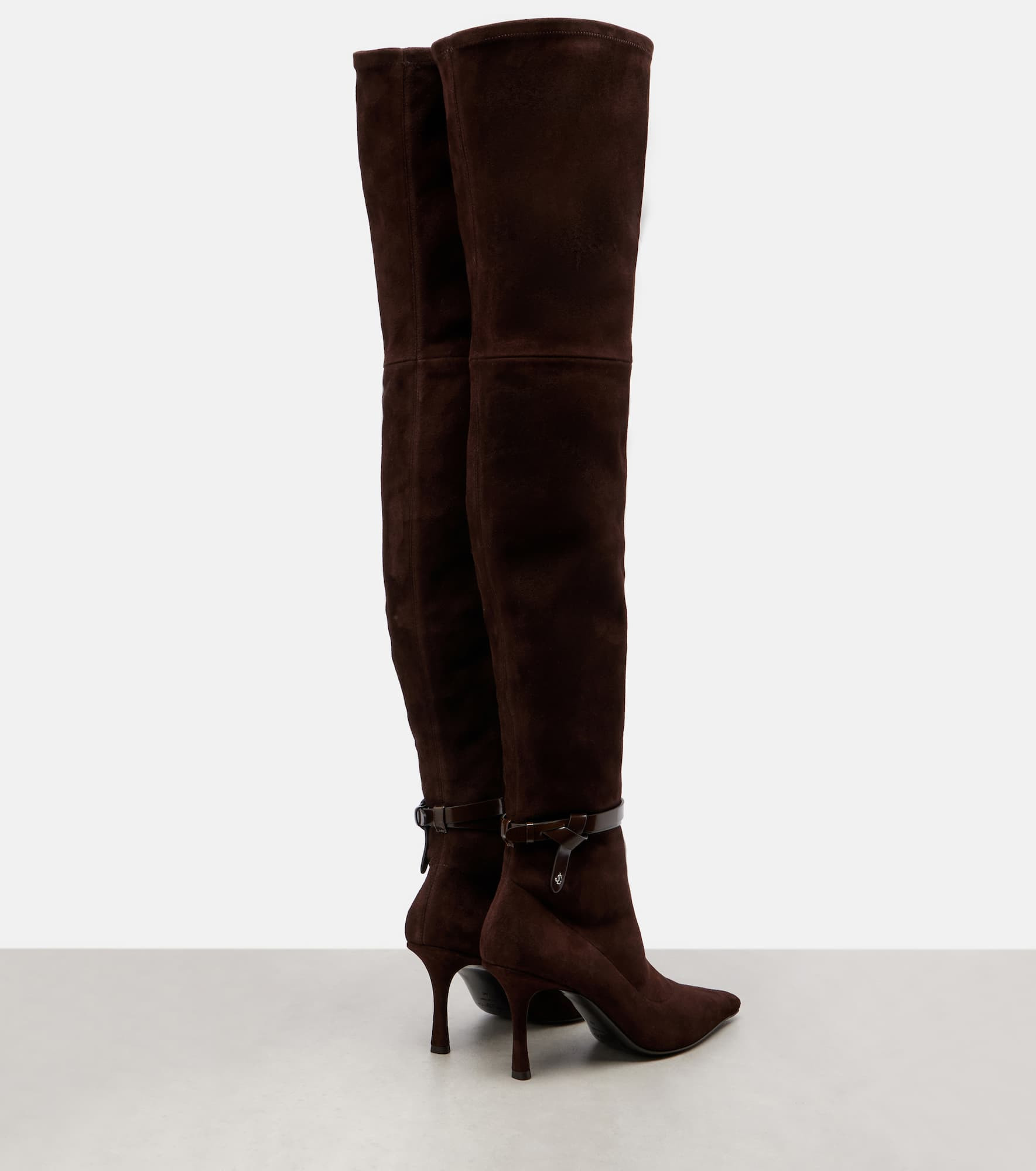 Camie 85 suede over-the-knee boots - 3