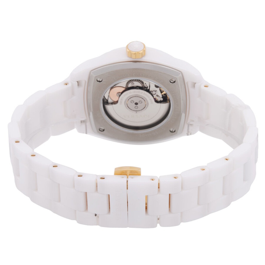 Versace DV One Automatic White Dial Men's Watch VE6B00223 - 3