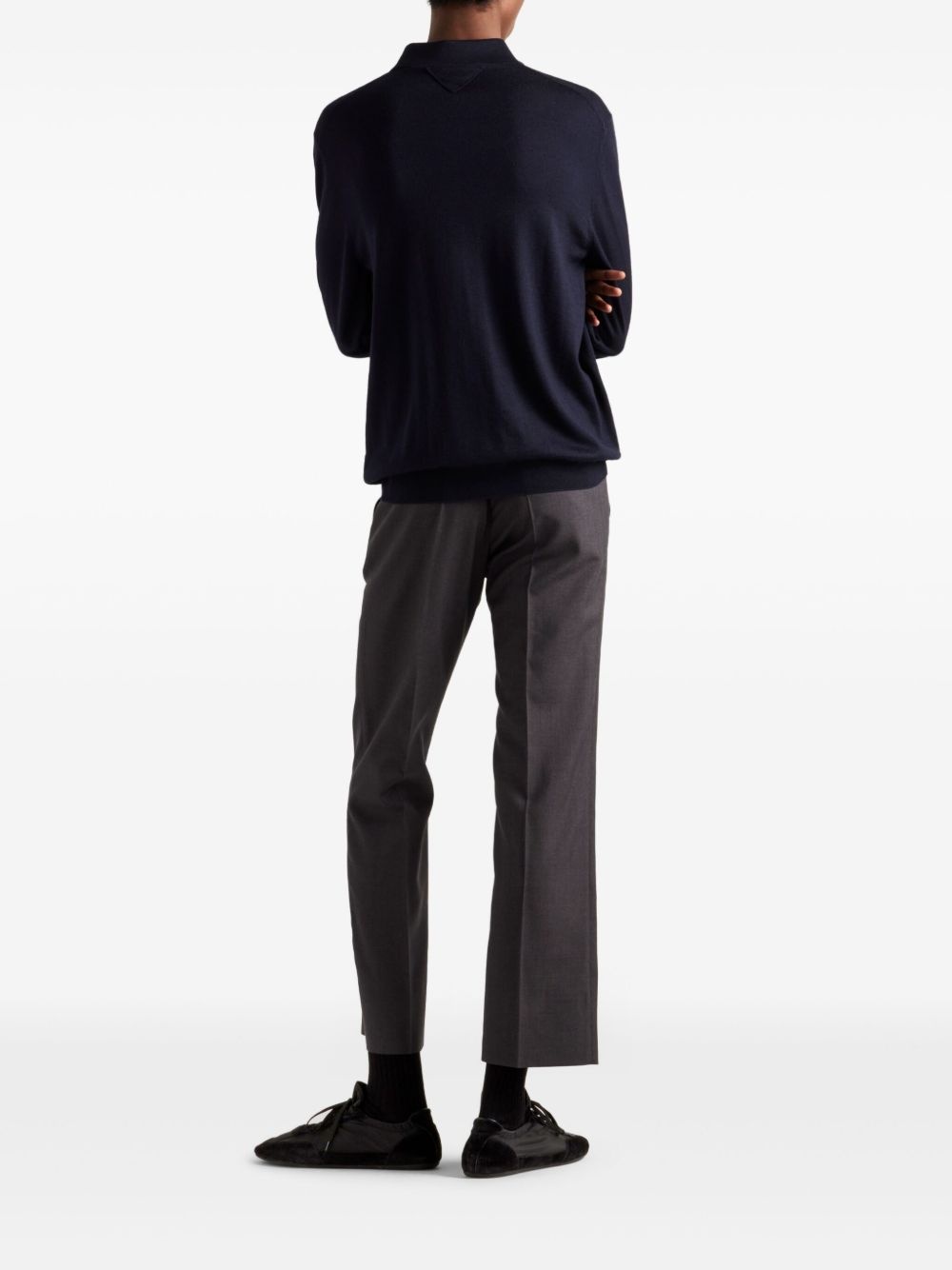 triangle-logo polo shirt - 3