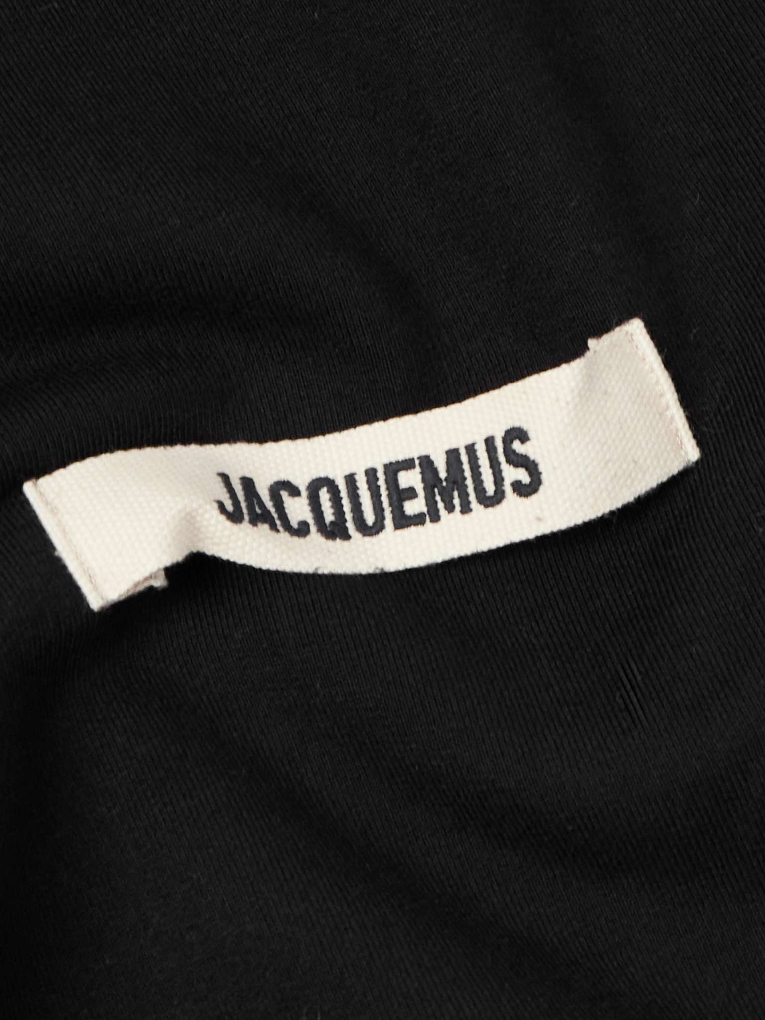 Logo-Appliquéd Cotton-Jersey Half-Zip Sweatshirt - 4