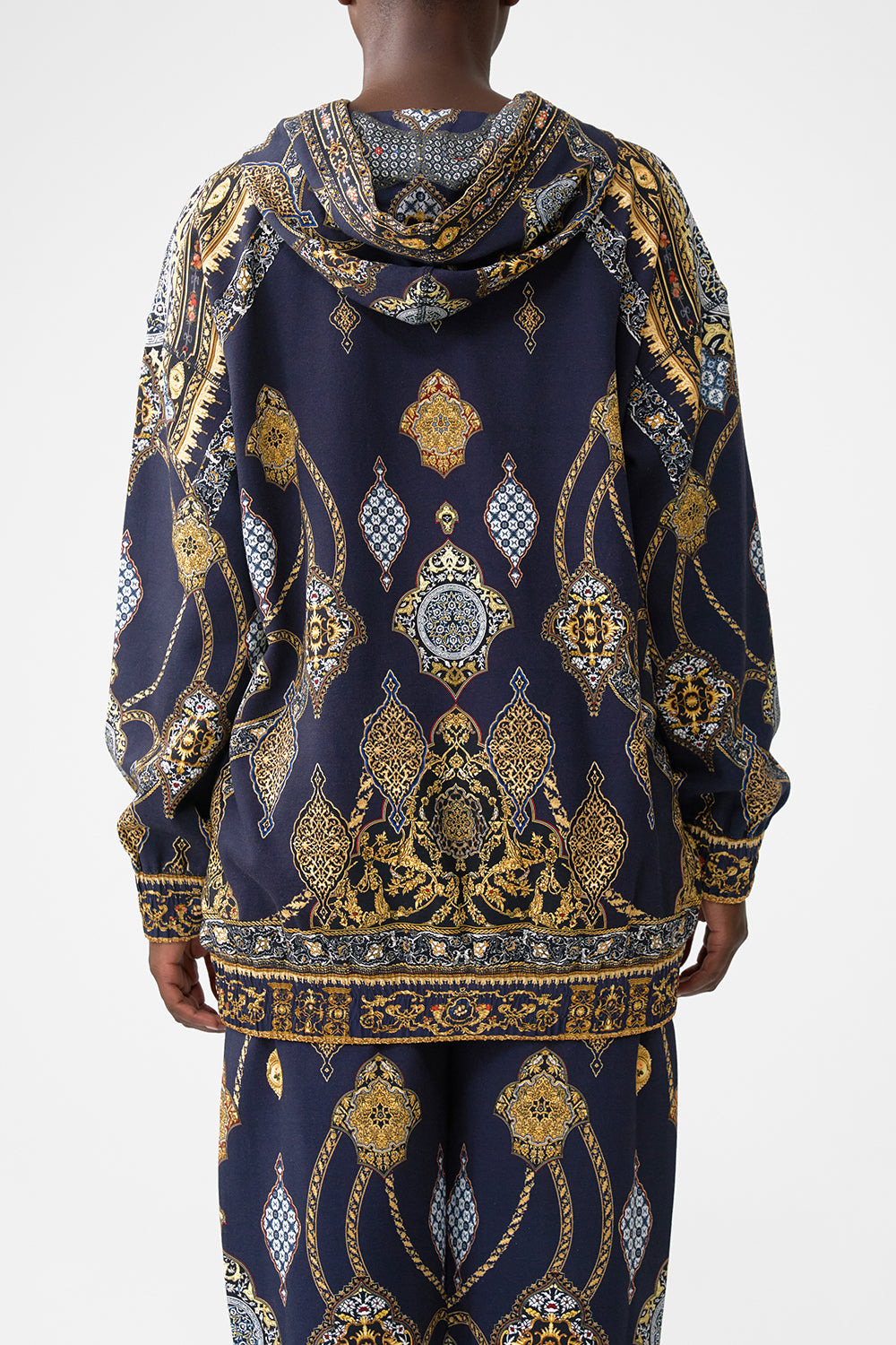 SILK BAND OVERSIZED HOODIE WITH POCKETS - 6