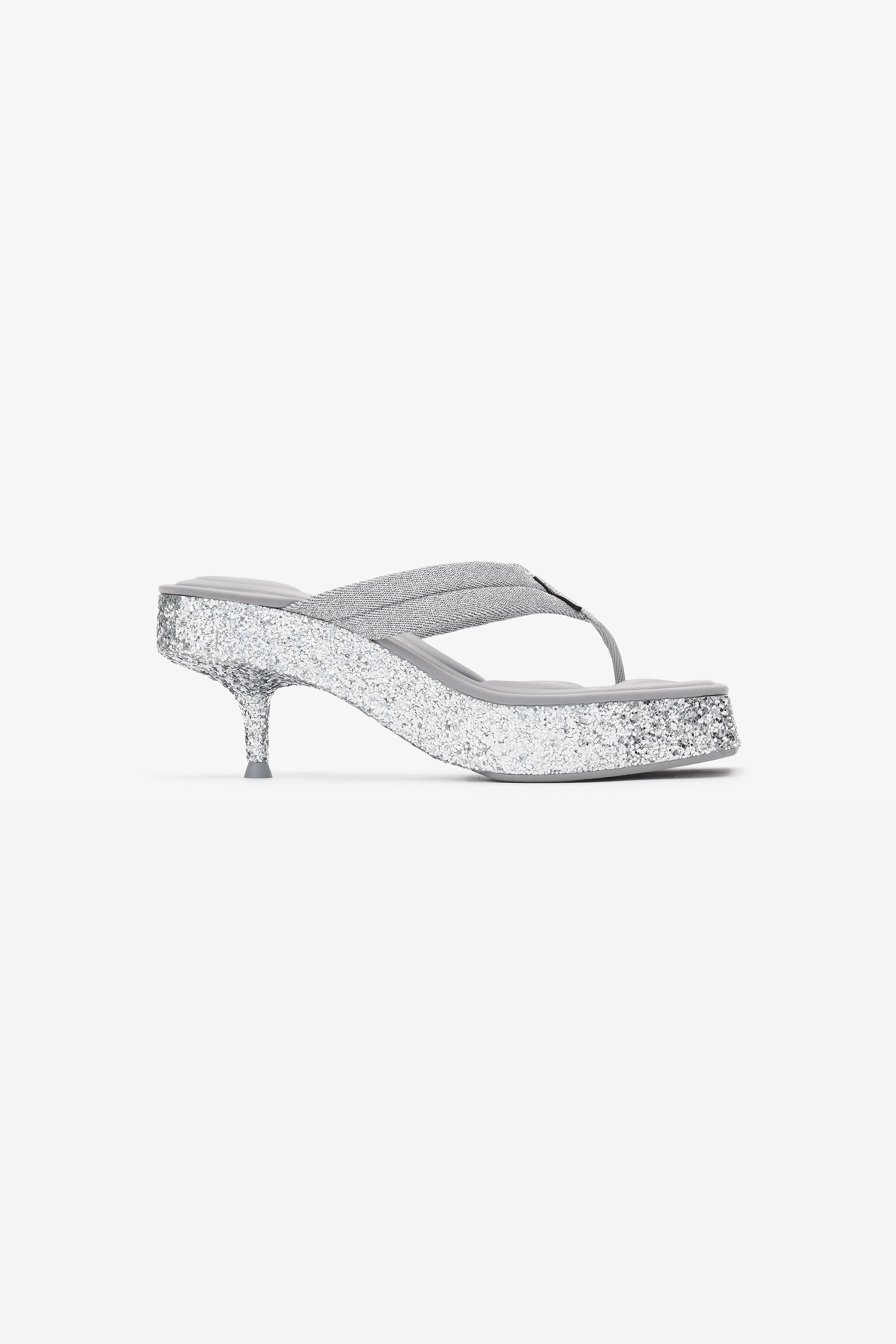 JESSIE PLATFORM SLIDE IN GLITTER NYLON - 1