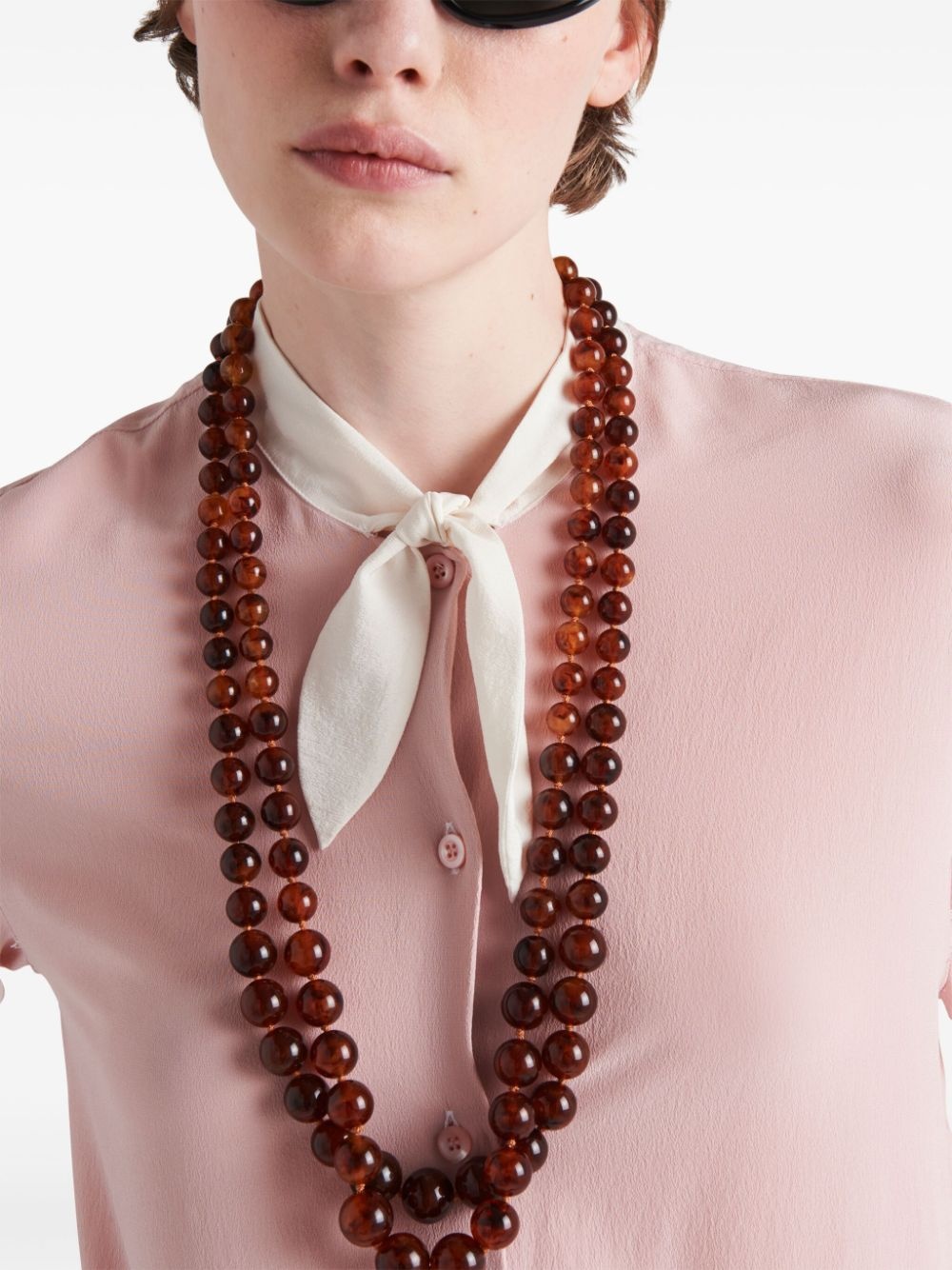 button-down silk shirt - 3
