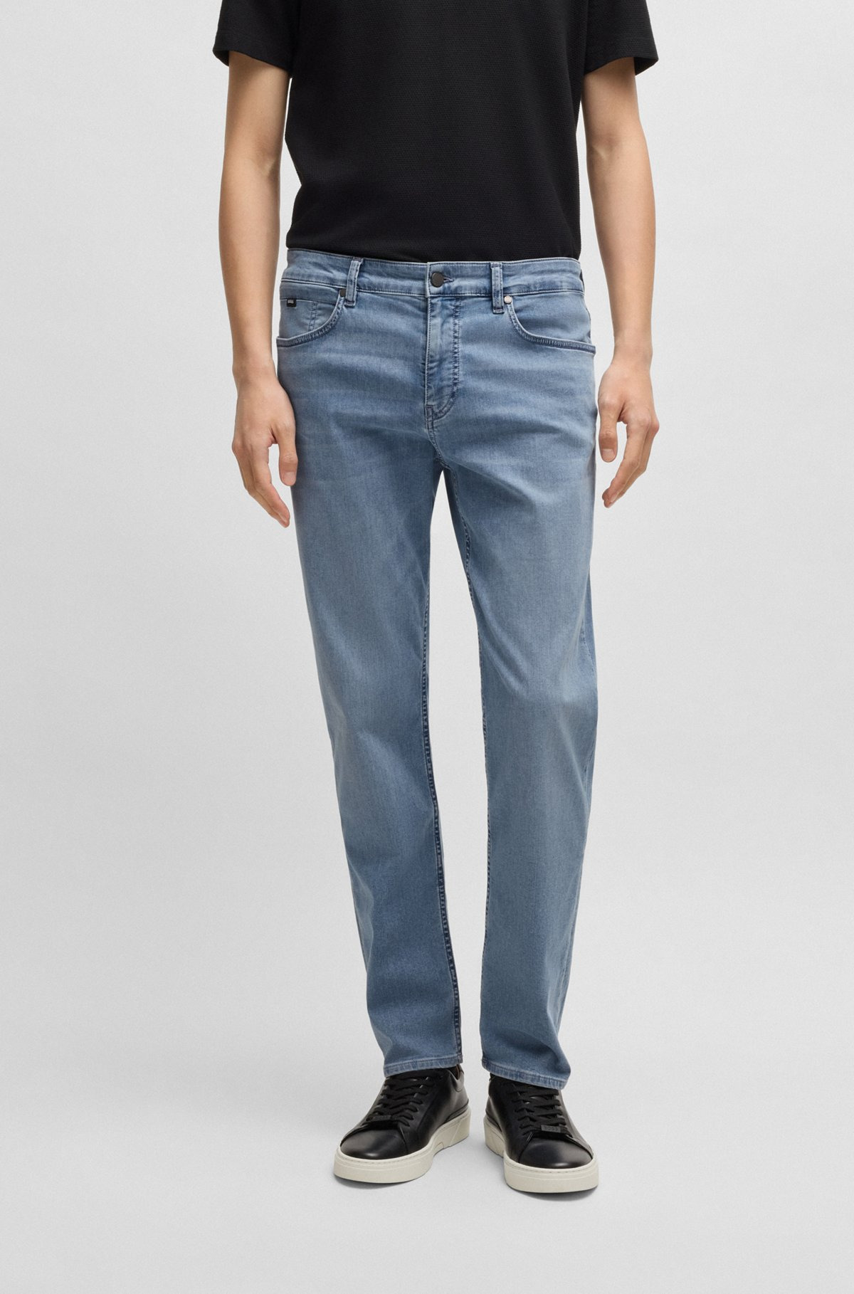 MAINE REGULAR-FIT JEANS IN BLUE STRETCH DENIM - 2