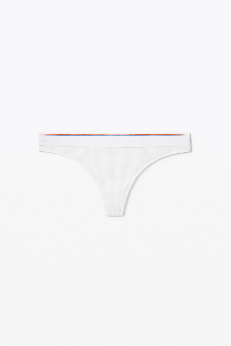 Classic Thong in Ribbed Jersey 1