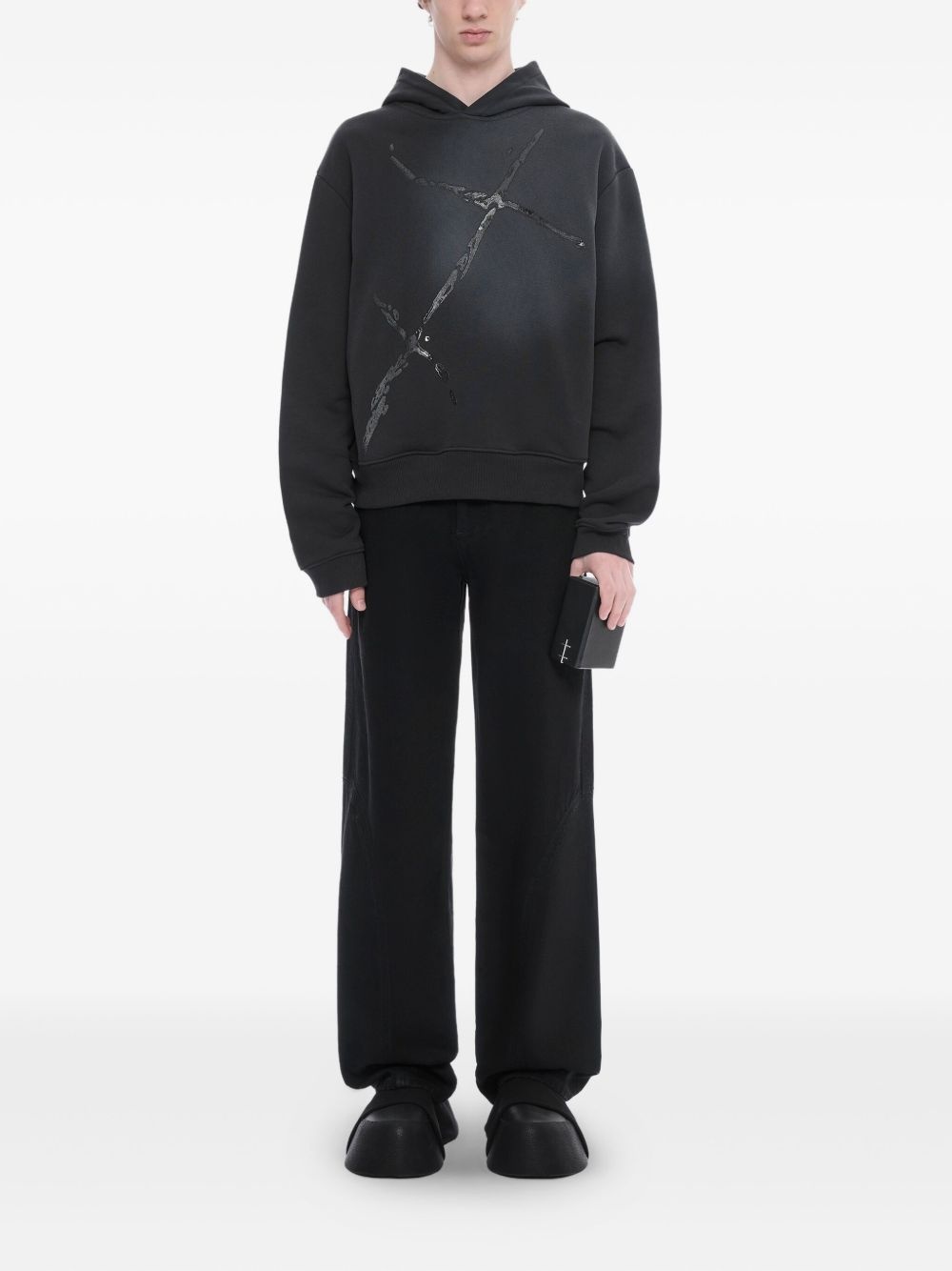 graphic-print hoodie - 2