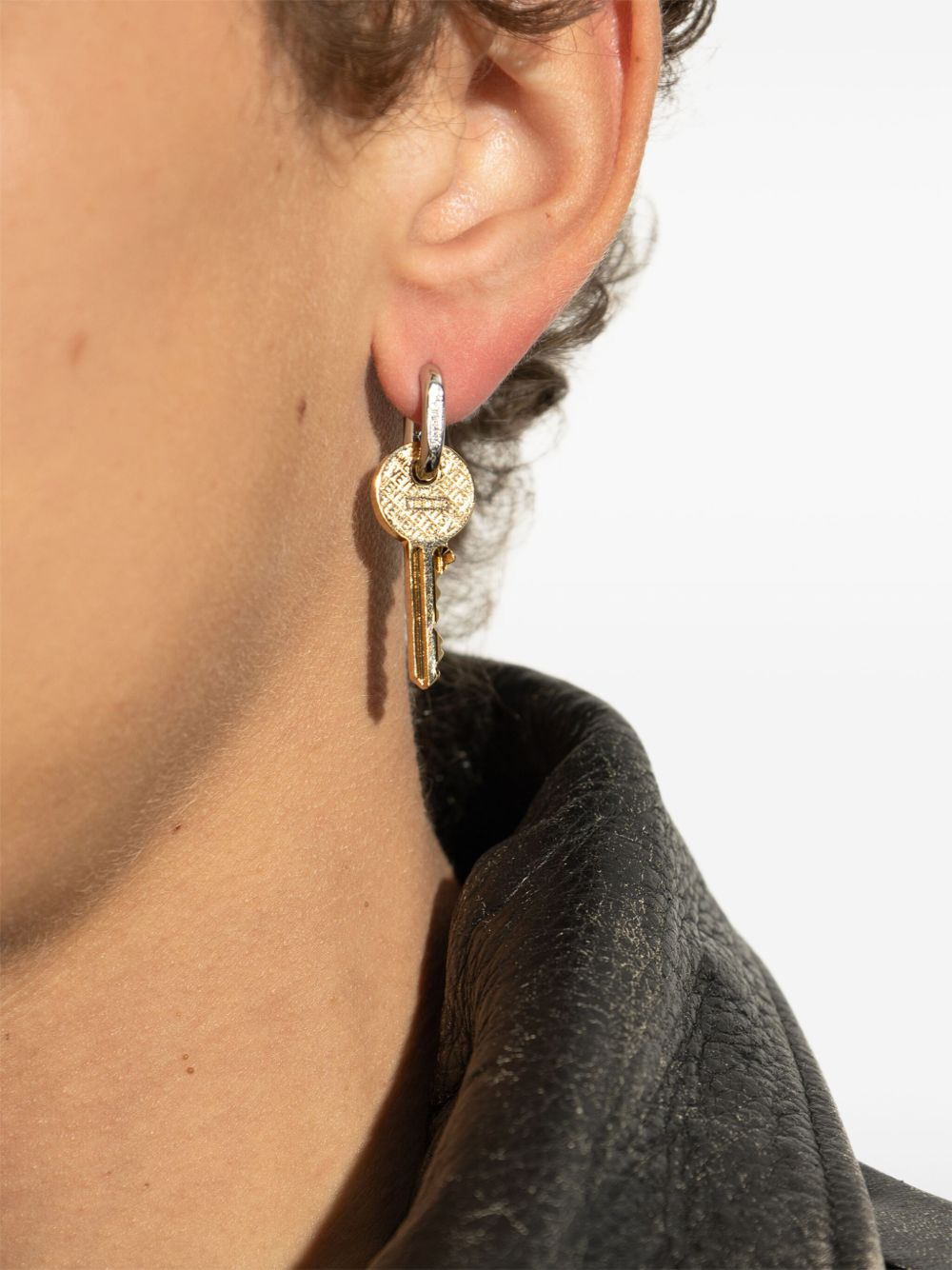key-charm earring - 5