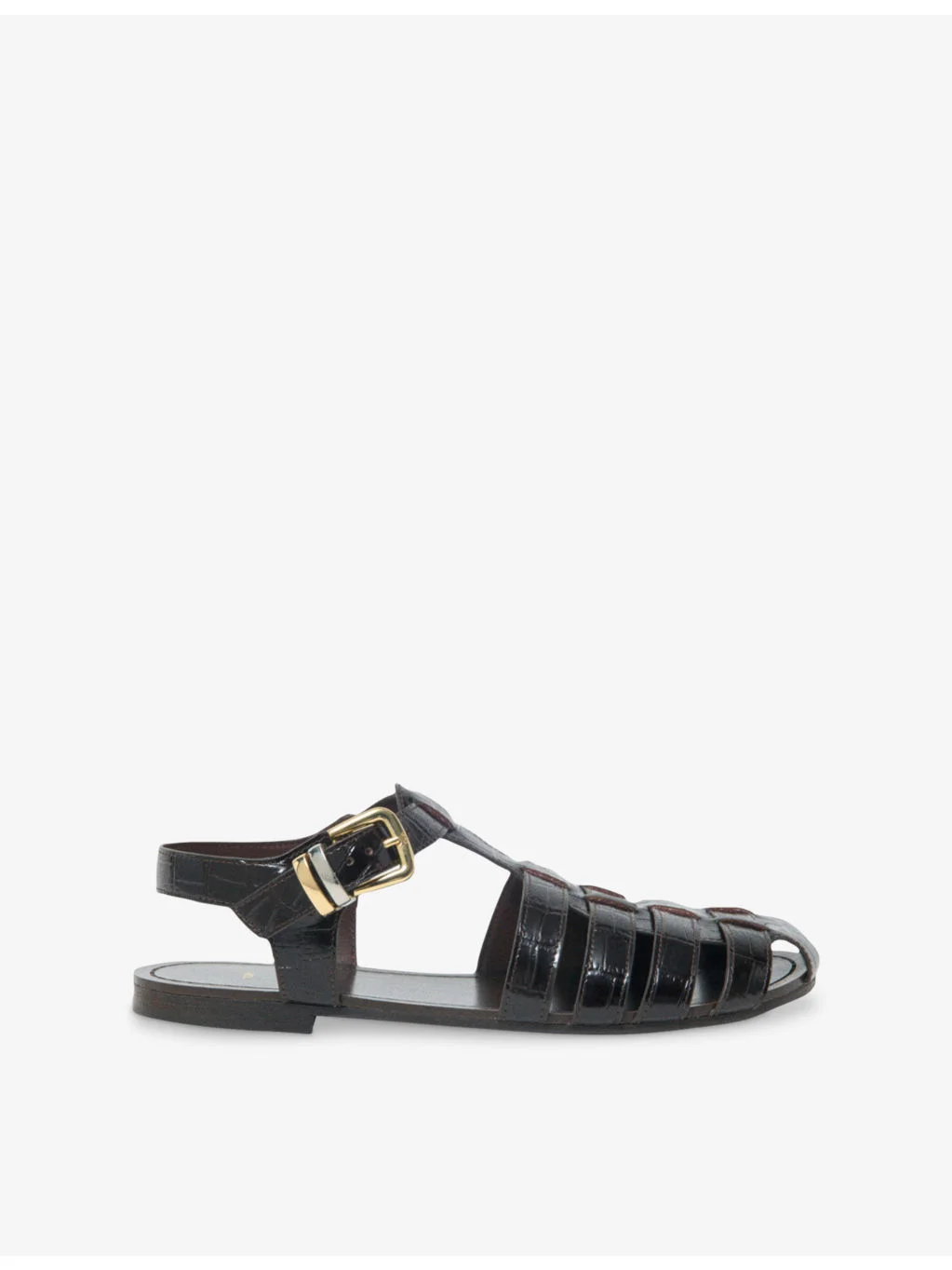 Woven Leather Sandals - 1
