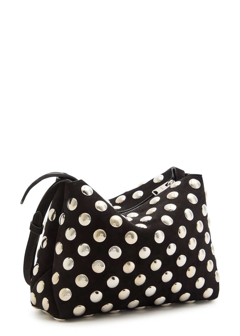 Khaite Lina Medium Studded Suede Cross-body bag - 2