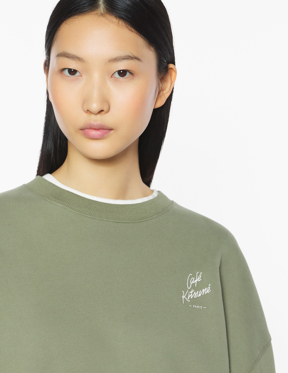 CAFE KITSUNE RELAX SWEATSHIRT - 4
