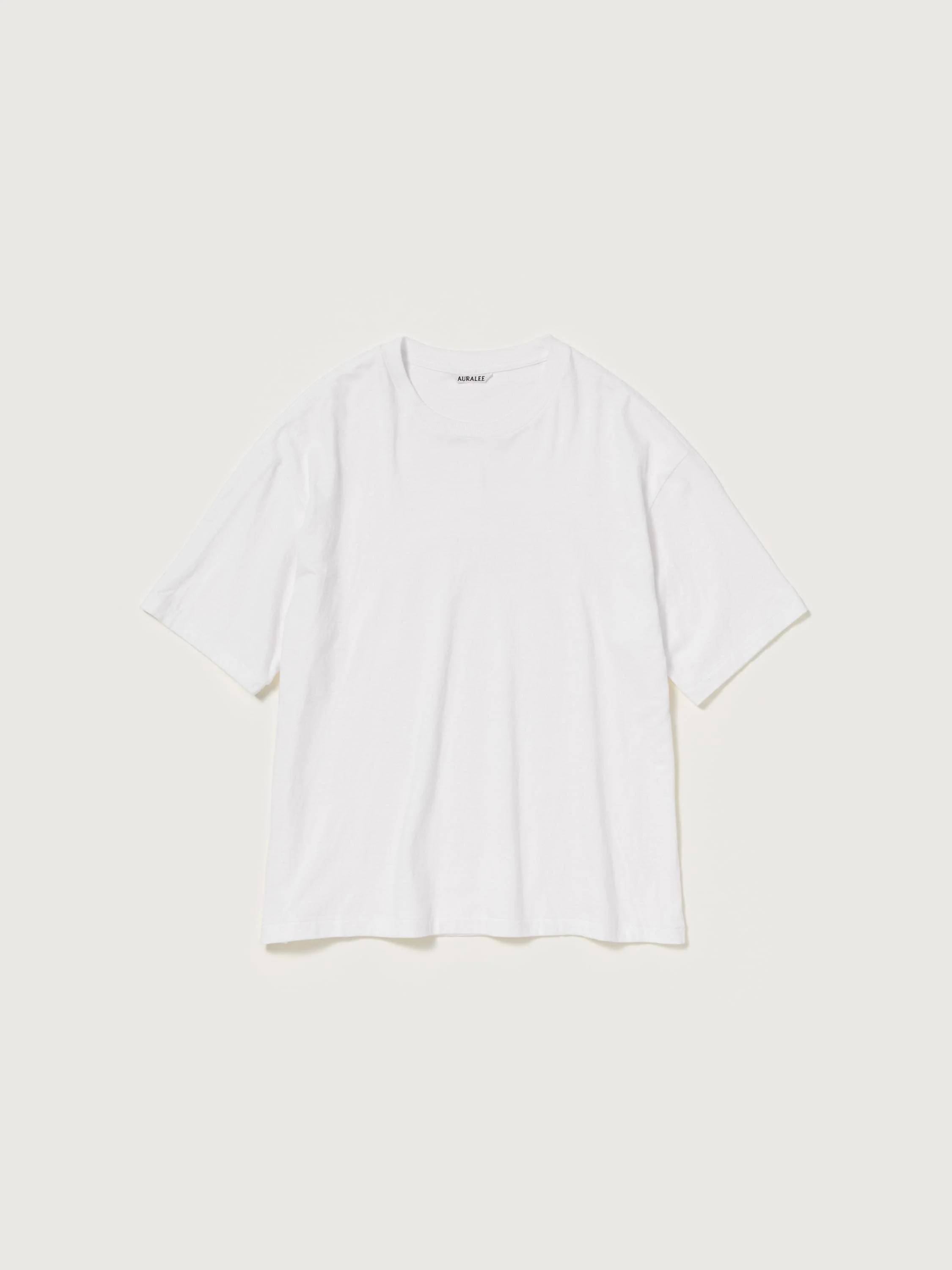 BRUSHED ORGANIC COTTON JERSEY TEE - 1