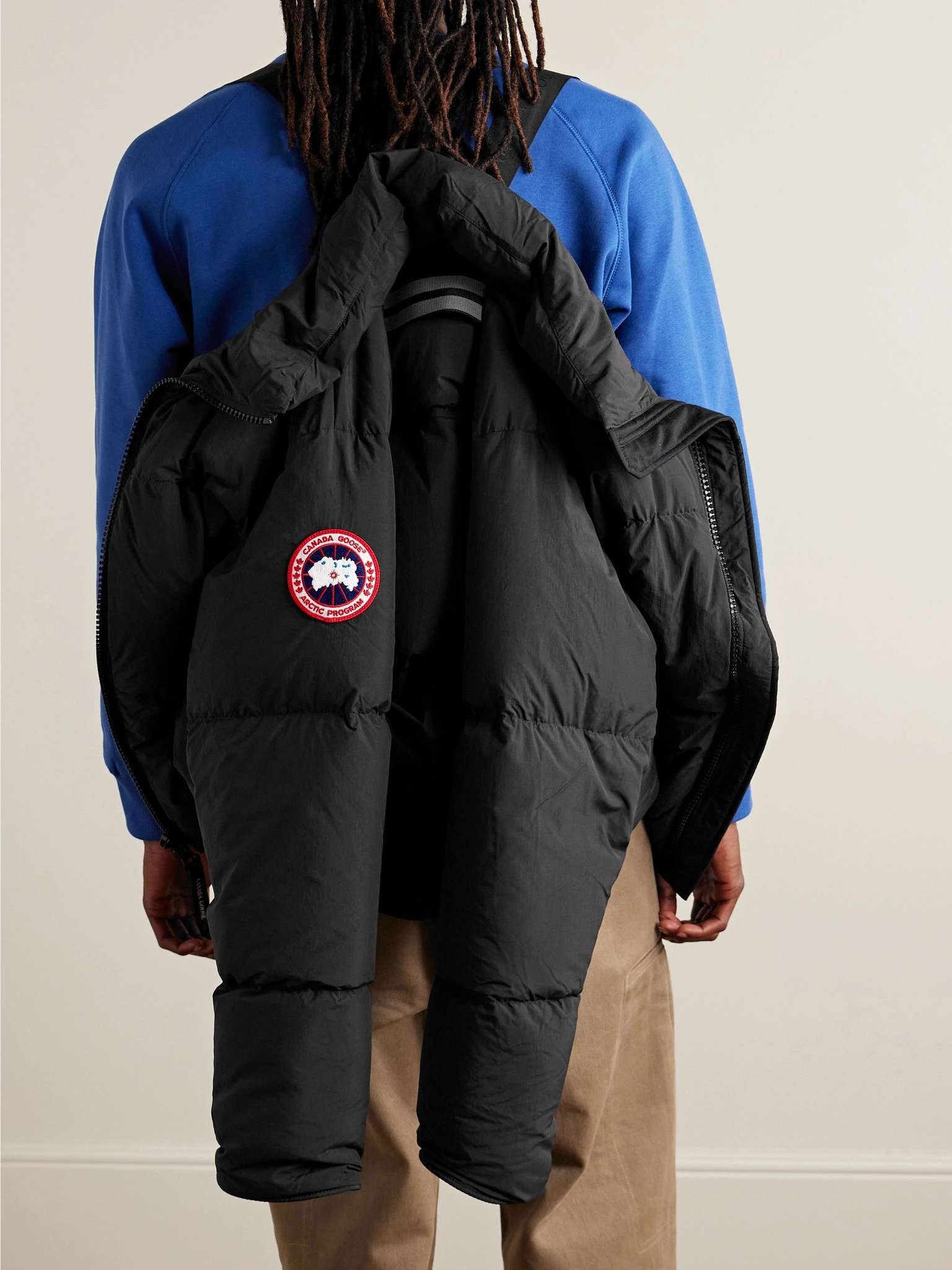Lawrence Logo-Appliquéd Quilted Enduraluxe® Hooded Down Jacket - 6
