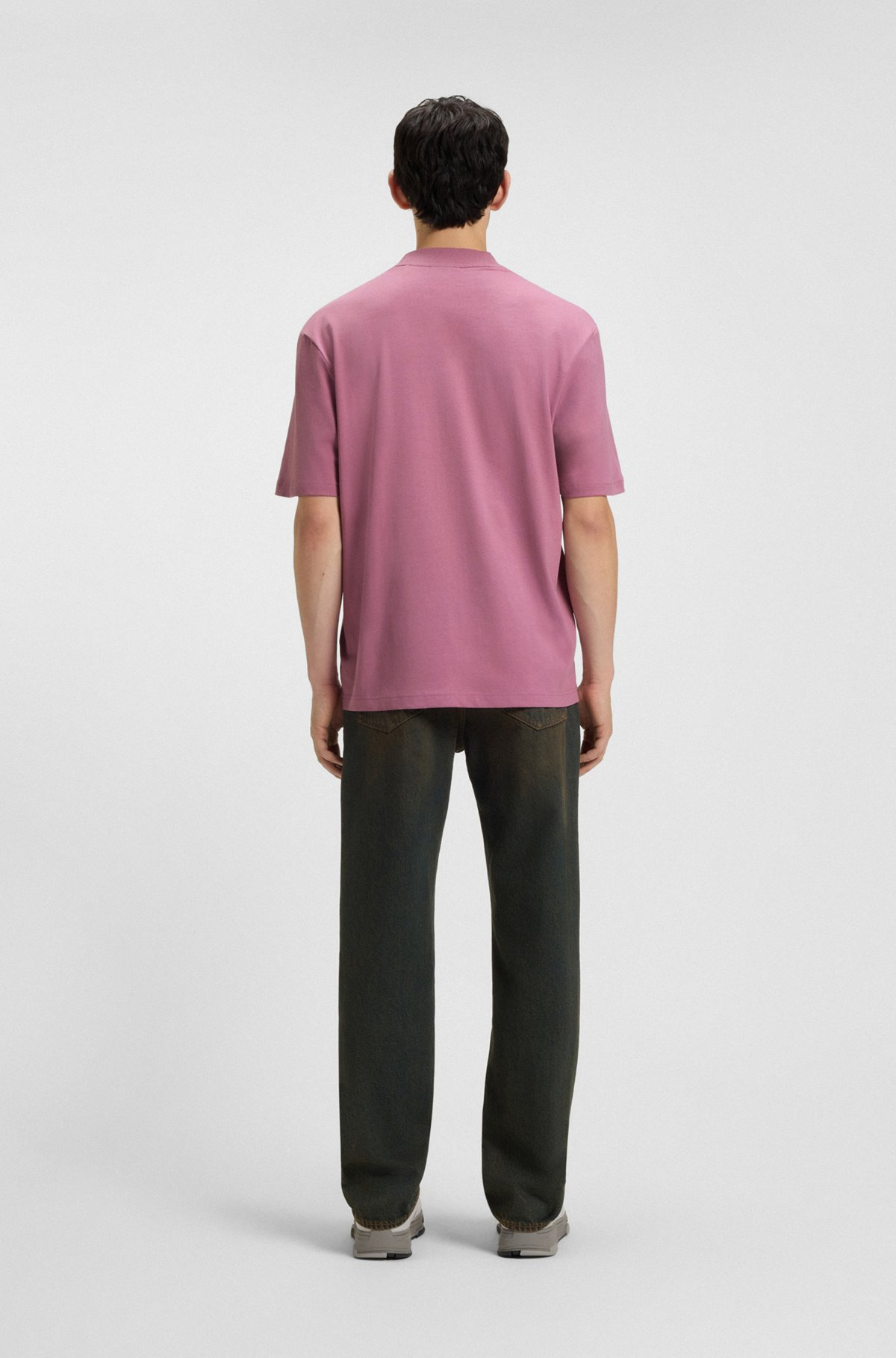 LOGO-PATCH T-SHIRT IN COTTON JERSEY - 5
