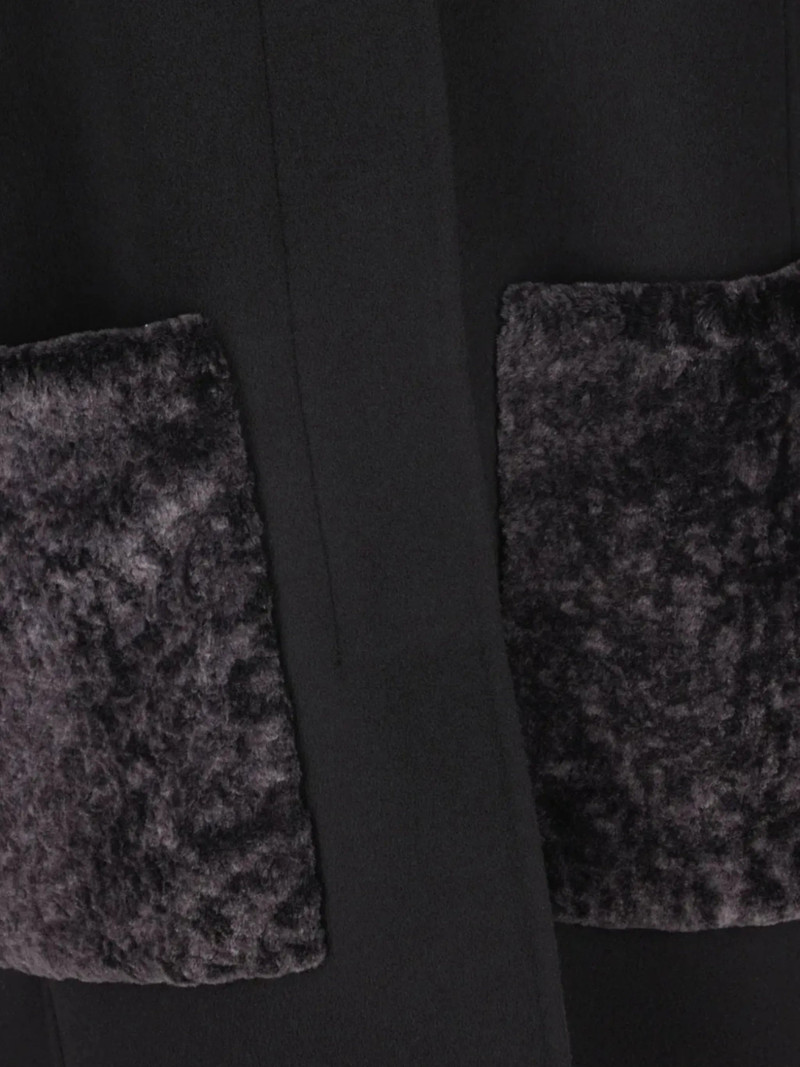 FENDI Fendi Puff-sleeve Velvet-pocket Coat outlook