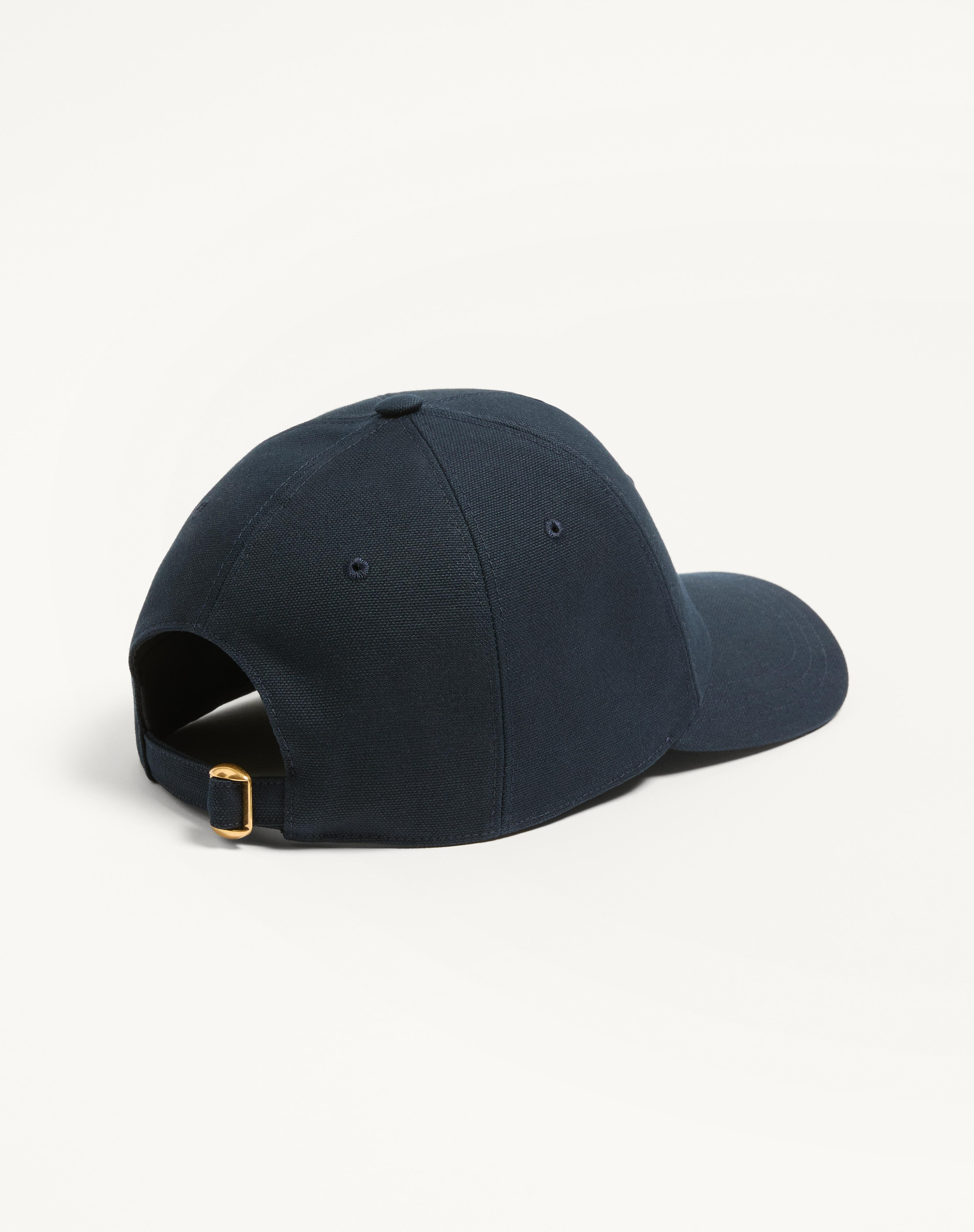 VALENTINO GARAVANI COTTON BASEBALL CAP WITH EMBROIDERY - 4
