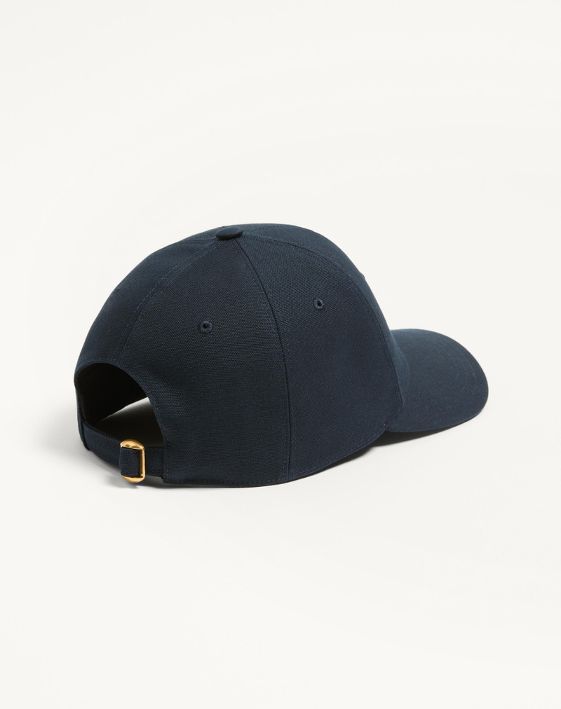 VALENTINO GARAVANI COTTON BASEBALL CAP WITH EMBROIDERY 4