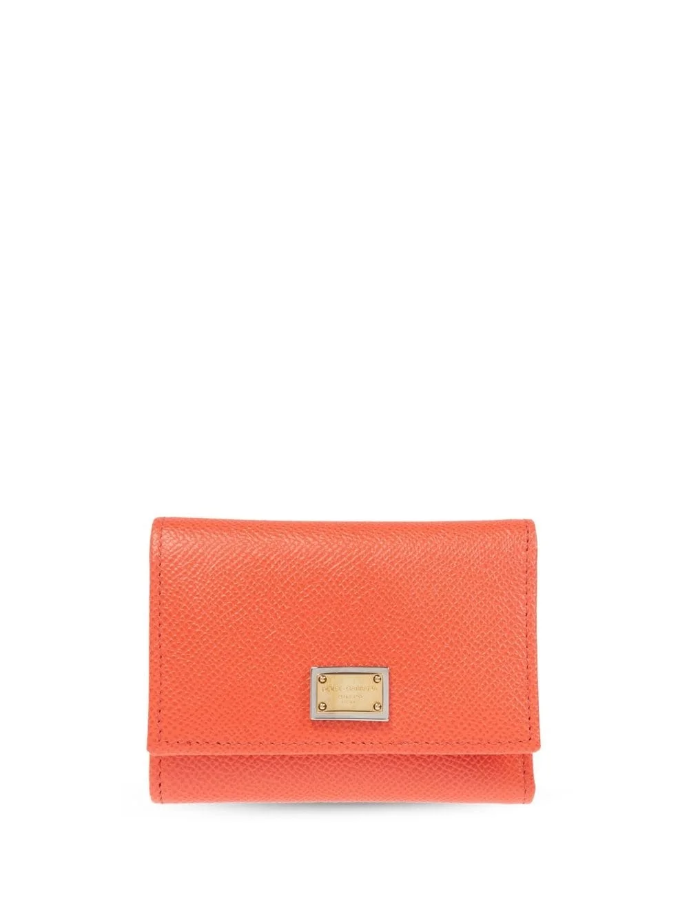 logo-plaque leather wallet - 1